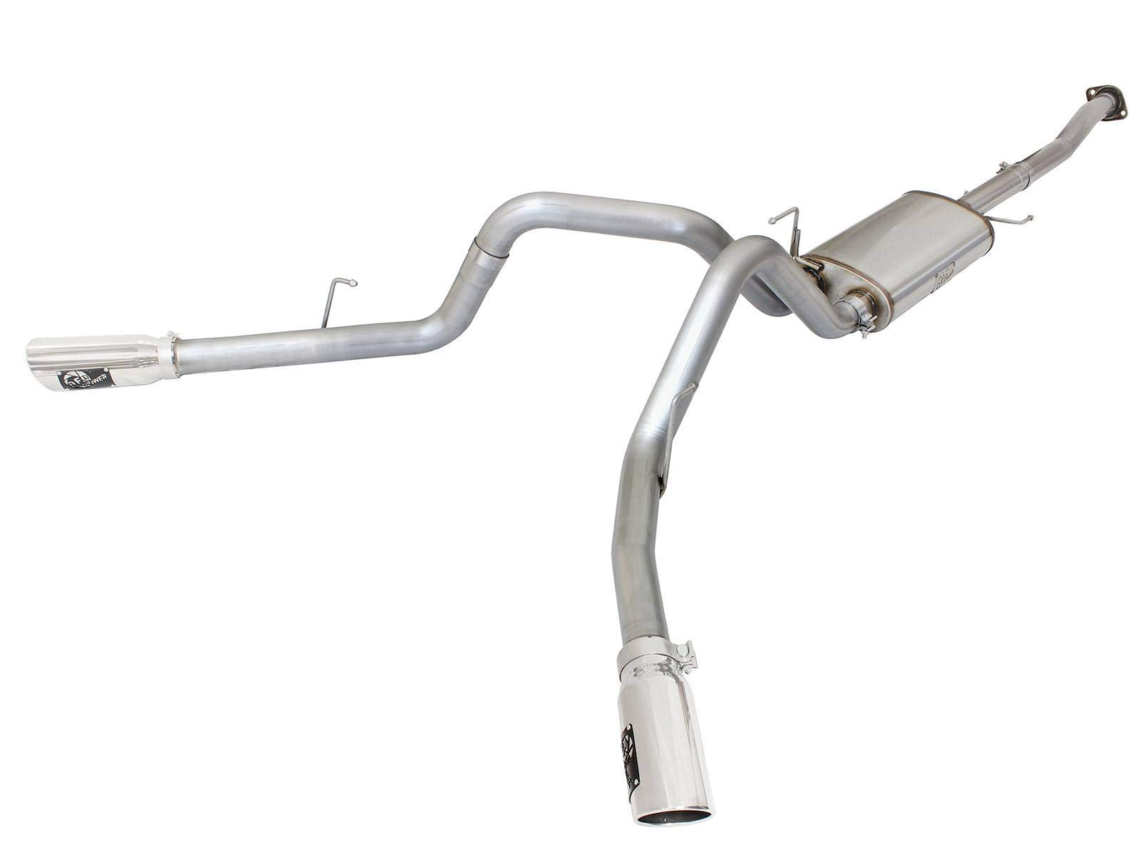 Afe Power 49-43074-B Mach Force-Xp 3 Stainless Steel Dual Side-Exit Cat-Back Exhaust System With Black Tips