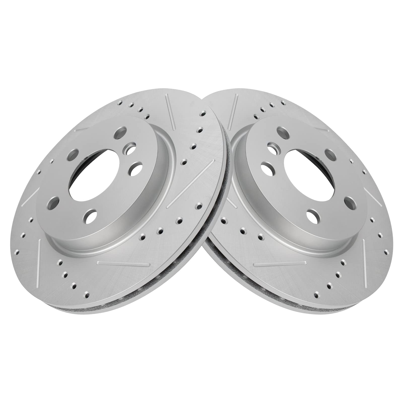 Trq Front Performance Brake Rotors Set Premium G-Coated Compatible With 2014-2024 Mini Cooper
