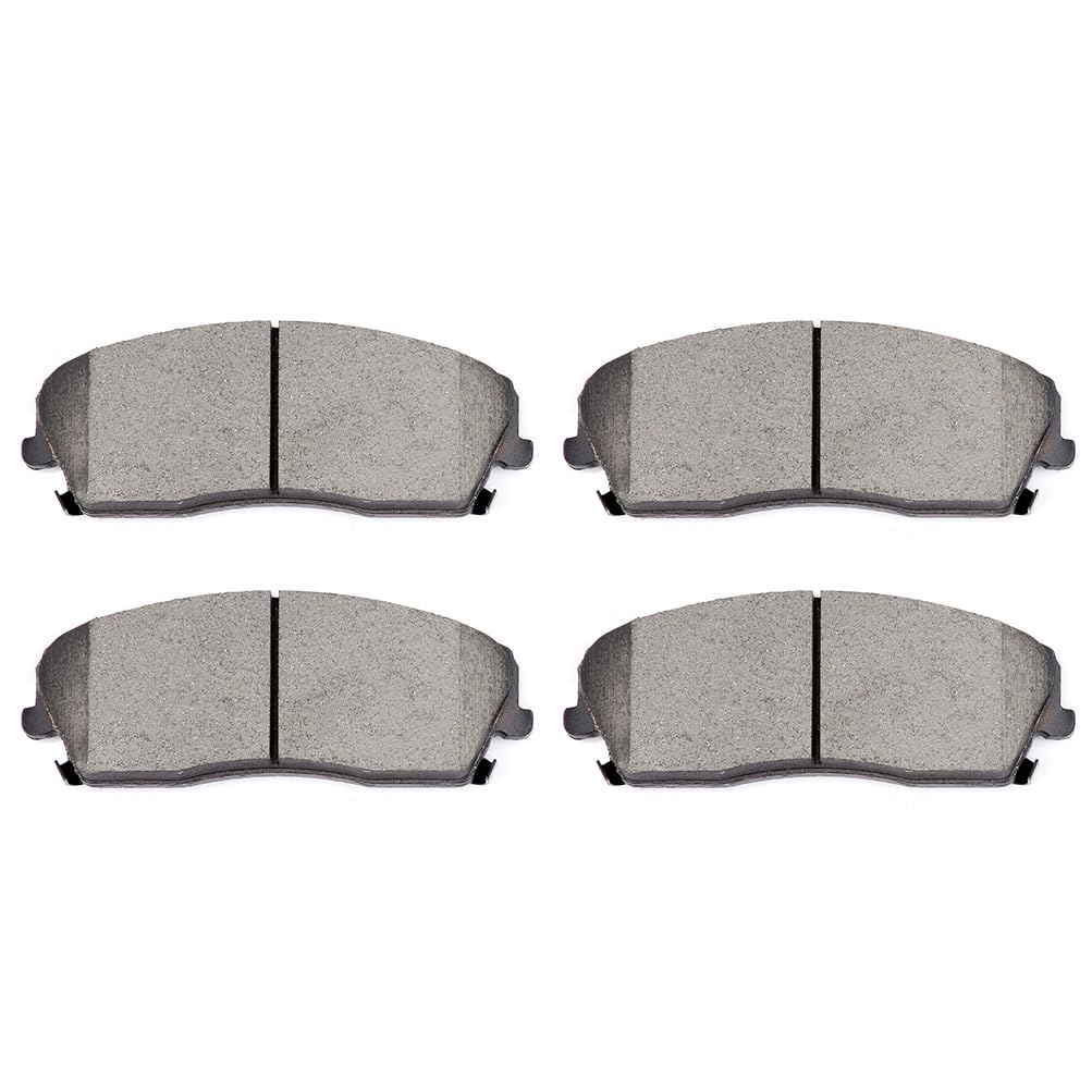 Ceramic Discs Brake Pads,Scitoo 4Pcs Front Brake Pads Brakes Kits Fit For 2005-2017 For Chrysler 300,2009-2017 For Dodge Challen