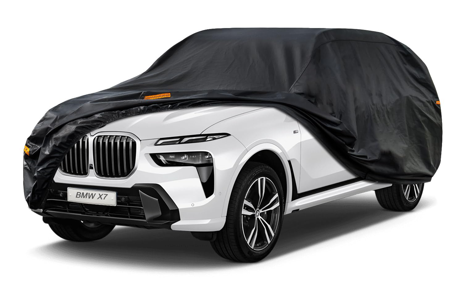 Kayme 7 Layers Suv Car Cover Custom Fit For Bmw X7 (2018-2024 Waterproof All Weather For Automobiles, Outdoor Full Cover Rain Su