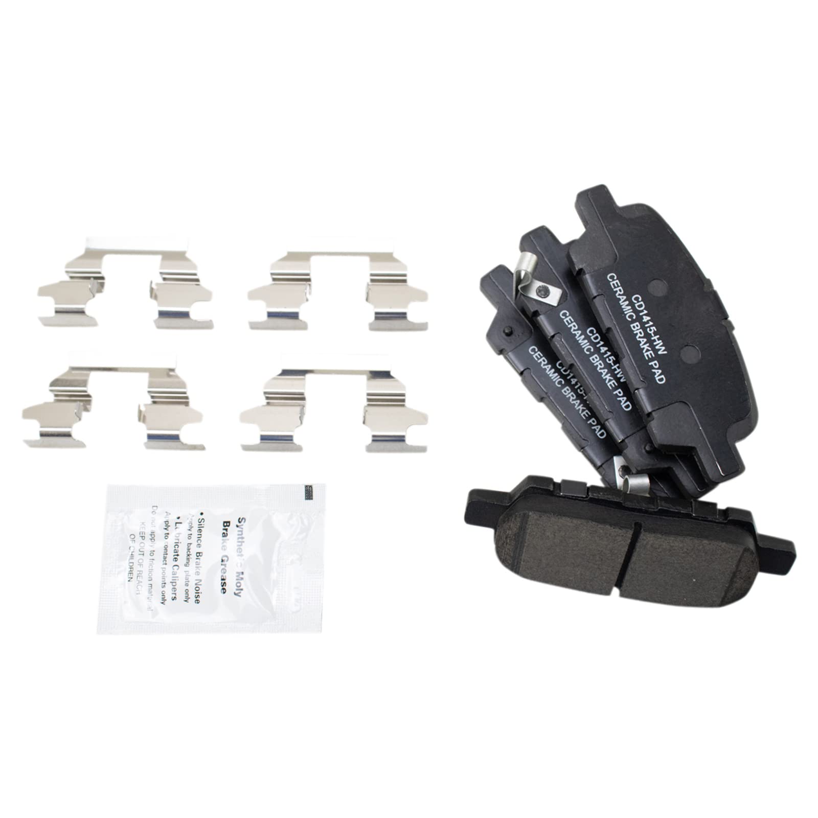 Trq Rear Brake Pad & Rotor Kit Ceramic Compatible With 10-12 Fx35 13 Fx37 Jx35 12-13 M35H 11-13 M37 M56 03-17 Murano 13-17 Pathf