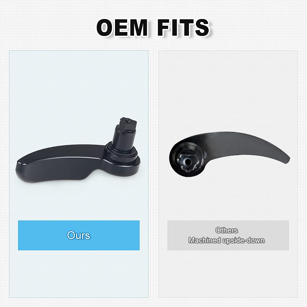 WATERWICH Black Saddlebag Latch Kit Saddle Bag Lifter Compatible with Harley Davidson Street Road King Electra Glide Ultra Limited FLHR FLHT FLHX FLHTK 2014-2023