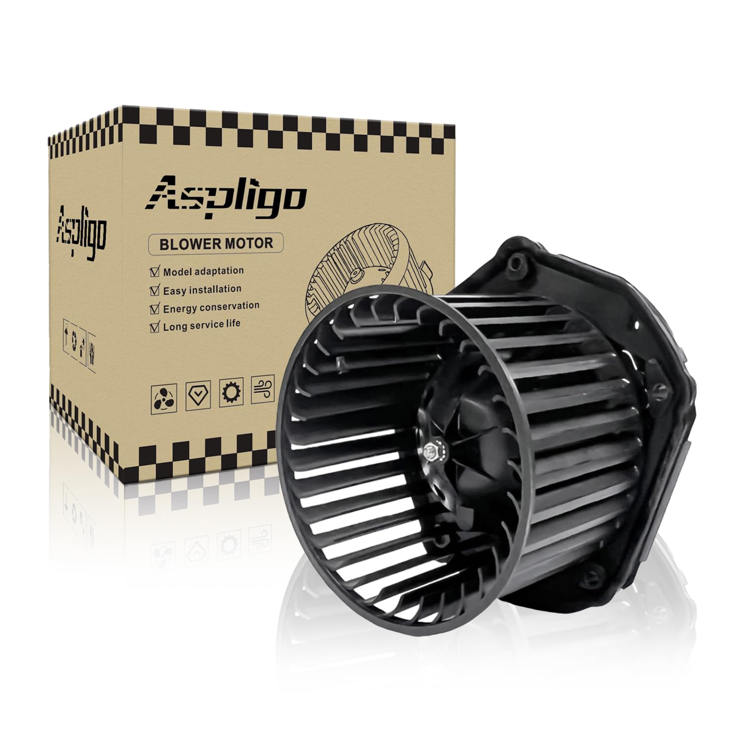 Aspligo 700100 Ac Heater Blower Motor Fan Front Fit For Chevy For Gmc C1500 C2500 C3500 K1500 K2500 Suburban Tahoe For Cadillac