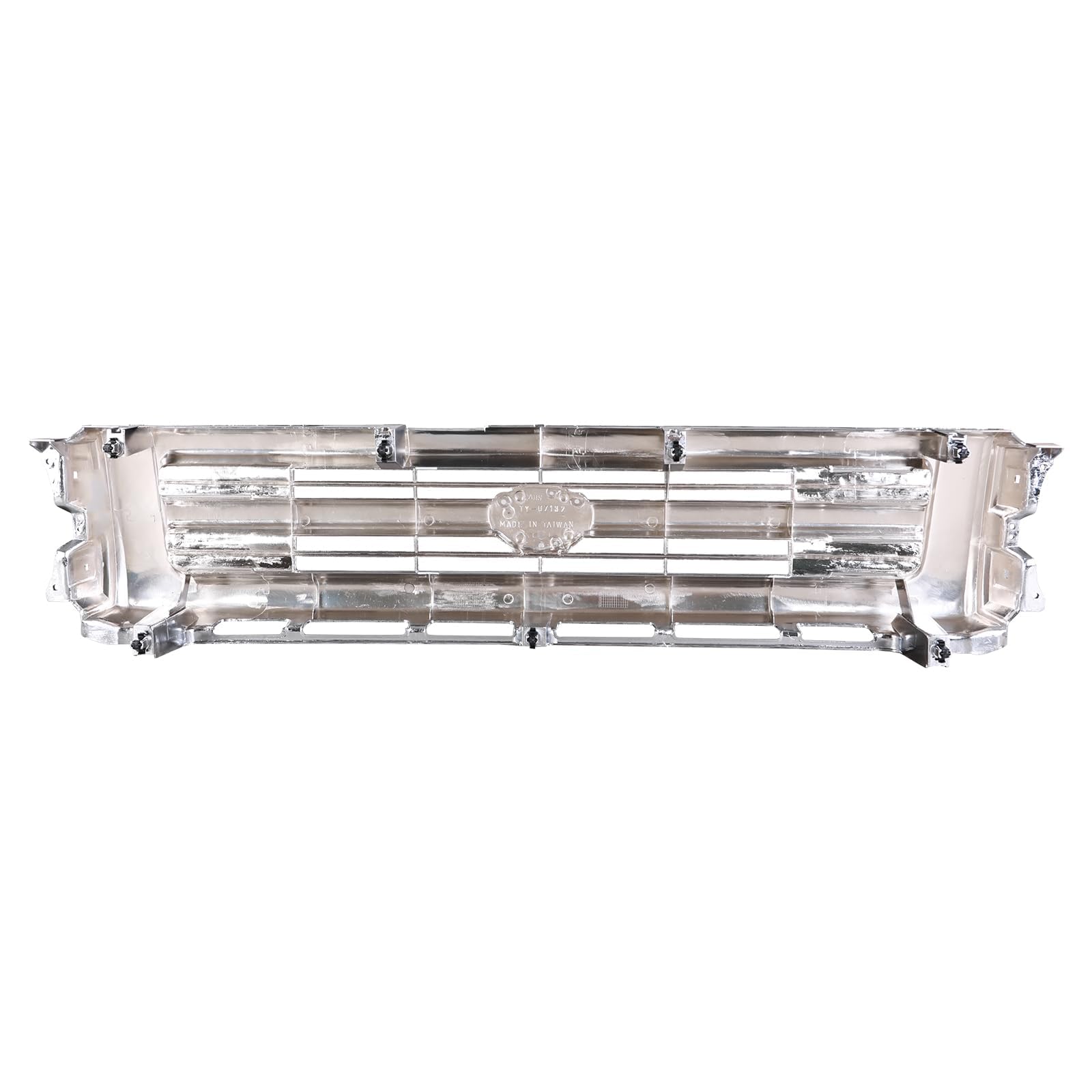TYG (CAPA QUALITY) Chrome Front Grille Compatible with 1992-1995 Toyota Pickup, ABS OEM Replacement Bumper Grill for TO1200149 5