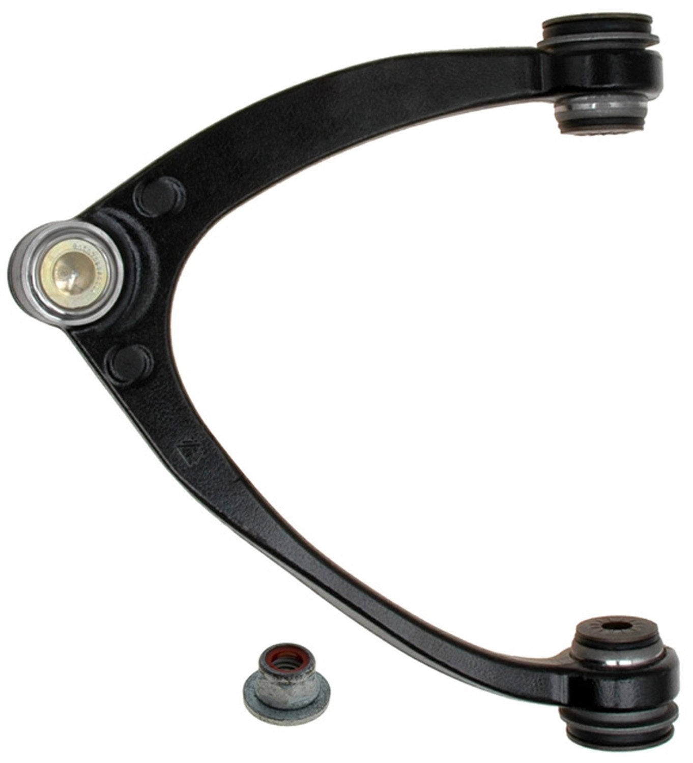 Acdelco Professional 45D3593 Front Passenger Side Upper Suspension Control Arm And Ball Joint Assembly , Black