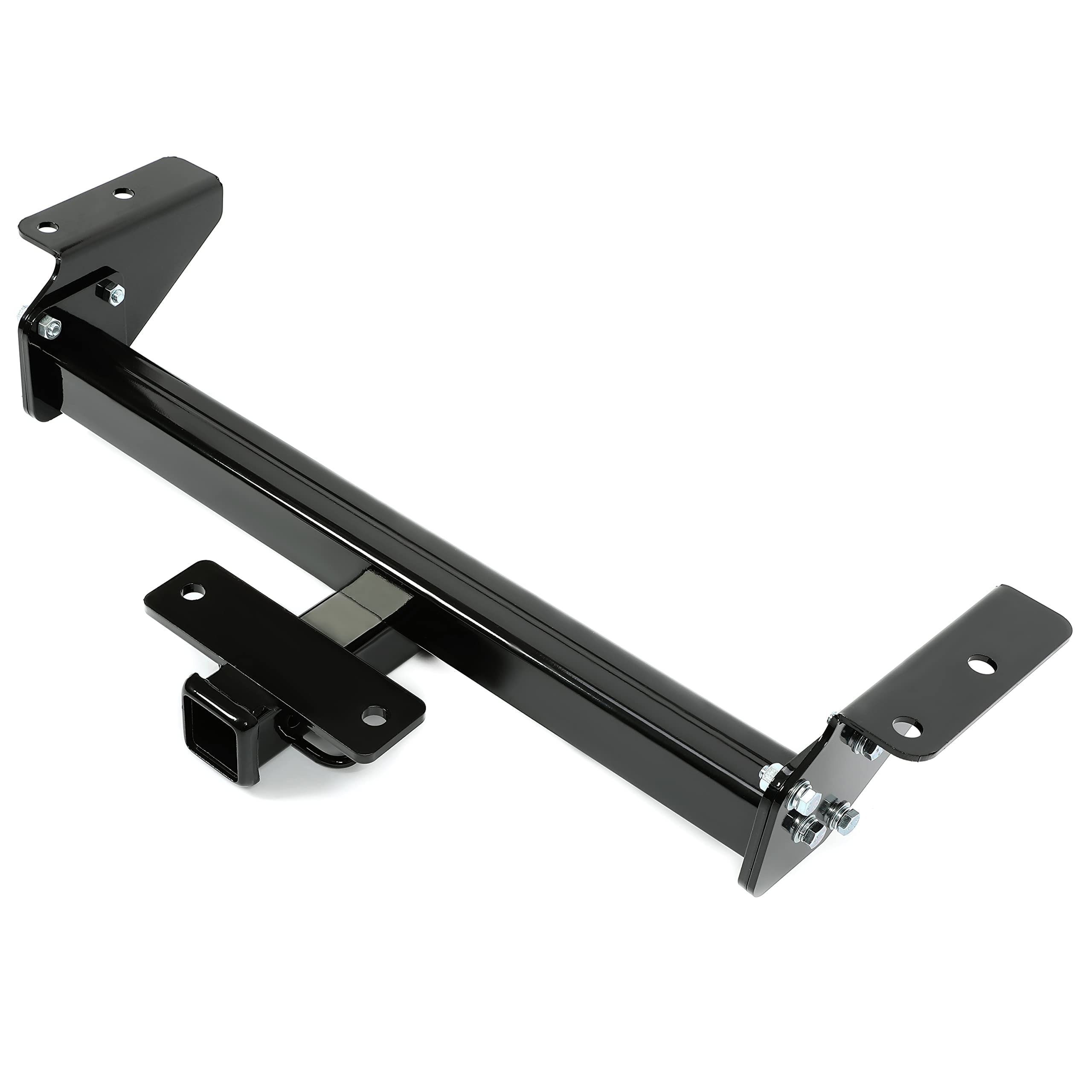 KUAFU 2 Class 4 Trailer Hitch Compatible with 2016-2023 Toyota Tacoma Tow Receiver Black Heavy Duty Steel