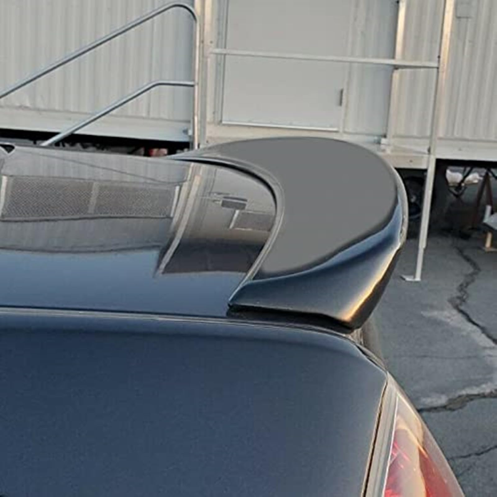 Ecotric Rear Trunk Spoiler Lid Wing Compatible With 2011-2023 Chrysler 300 300C 300S Factory Style Rear Winglet Lip Tail Lid