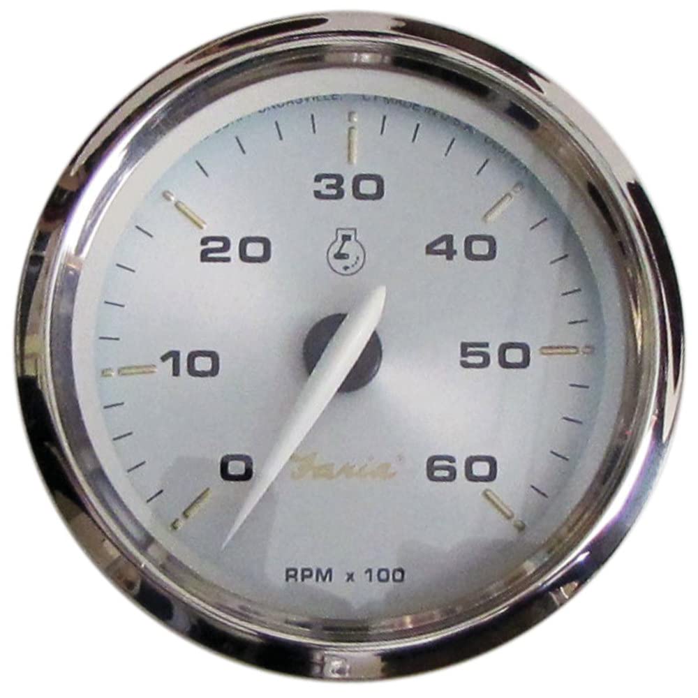 Faria Beede Instruments 39004 Kronos Tachometer (6000 RPM) Gas - 4'