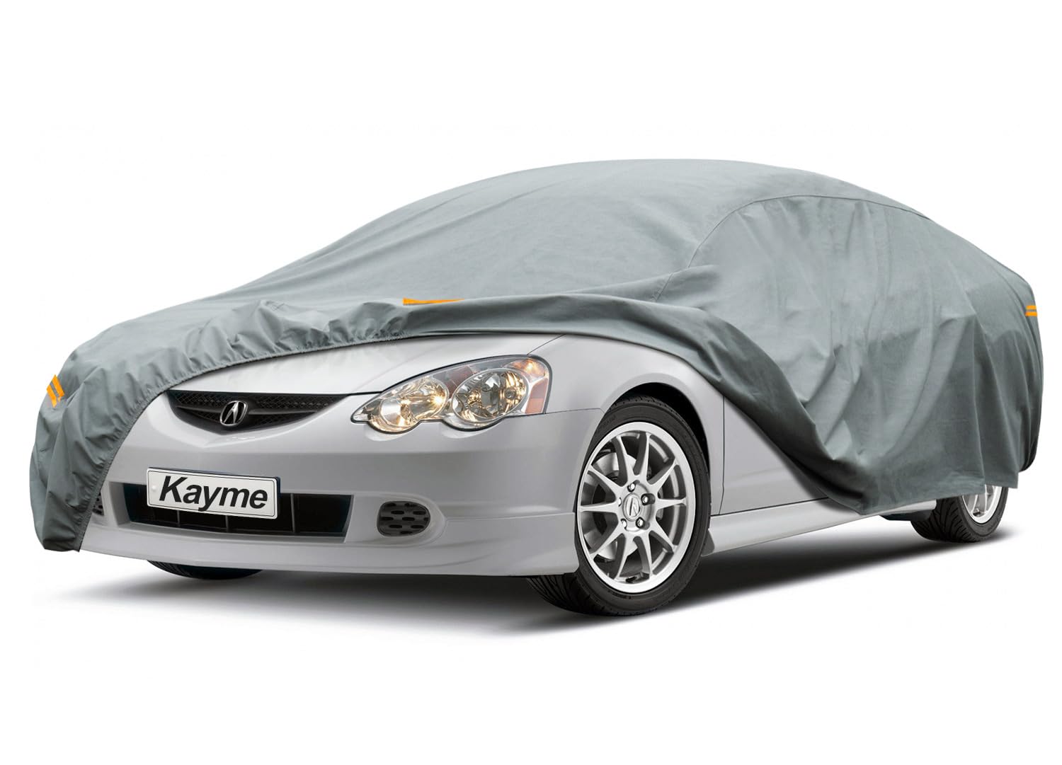Kayme Heavy Duty Car Cover Custom Fit Acura Rsx (2002-2007) Waterproof All Weather For Automobiles, Full Exterior Covers Sun Rai