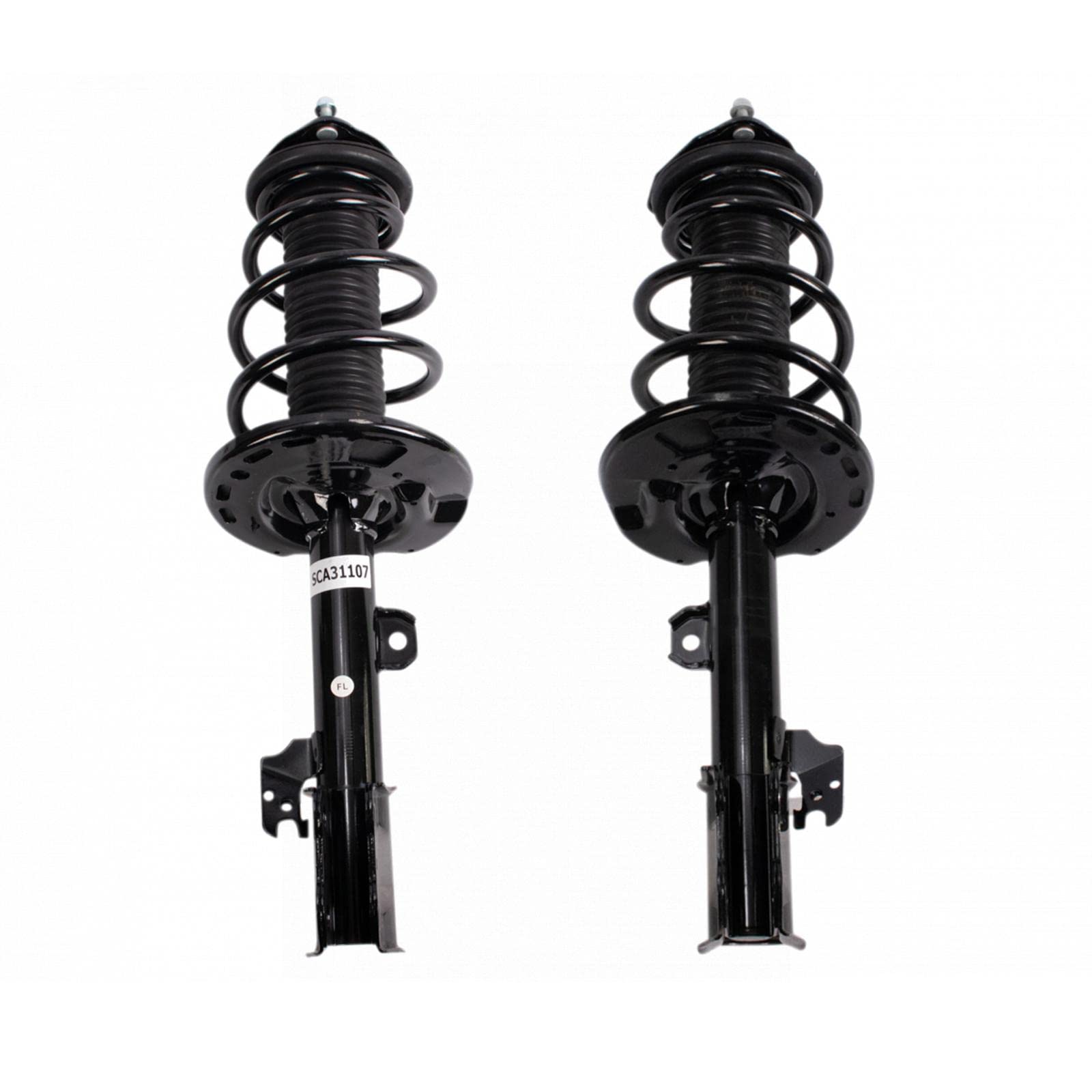 Trq Front Strut & Coil Spring Assembly Set Driver & Passenger Sides Compatible With 14-19 Toyota Highlander