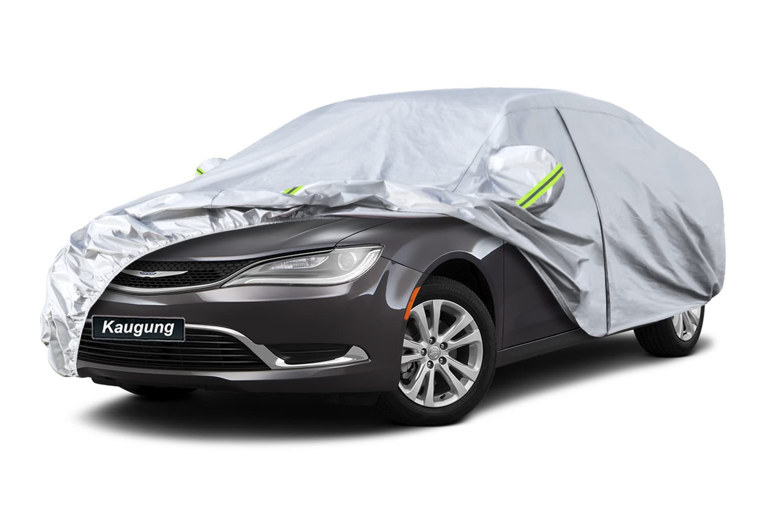 Kaugung 6 Layers Car Cover Custom Fit Chrysler 200 from 2010 to 2025, Waterproof All Weather Resistant Outdoor Indoor Sun Rain D