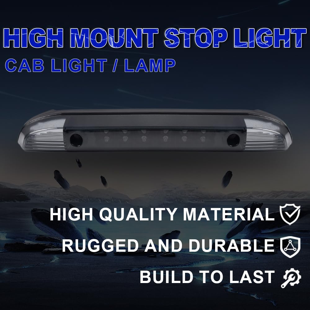 Pit66 Led 3Rd Brake Lights Compatible With 2001-2004 Nissan Frontier Rear High Mount Stop Parking Lights Assembly Third Brake Ca