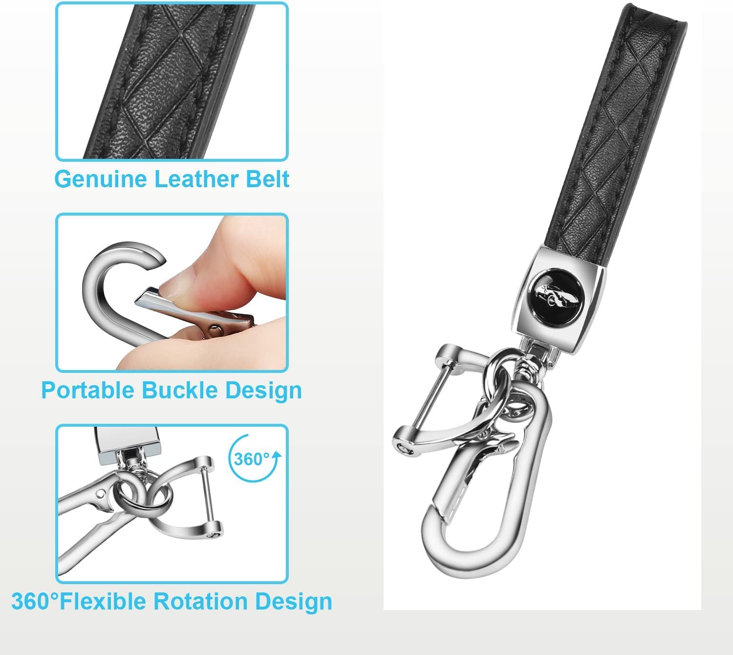 Qbuc For Chevy Key Fob Cover With Keychain Tpu Protector Suitable For Chevrolet Equinox Malibu Traverse Blazer Camaro Impala Cruze Volt Bolt Sonic Trax Tahoe Key Shell Remote Holder(Black)