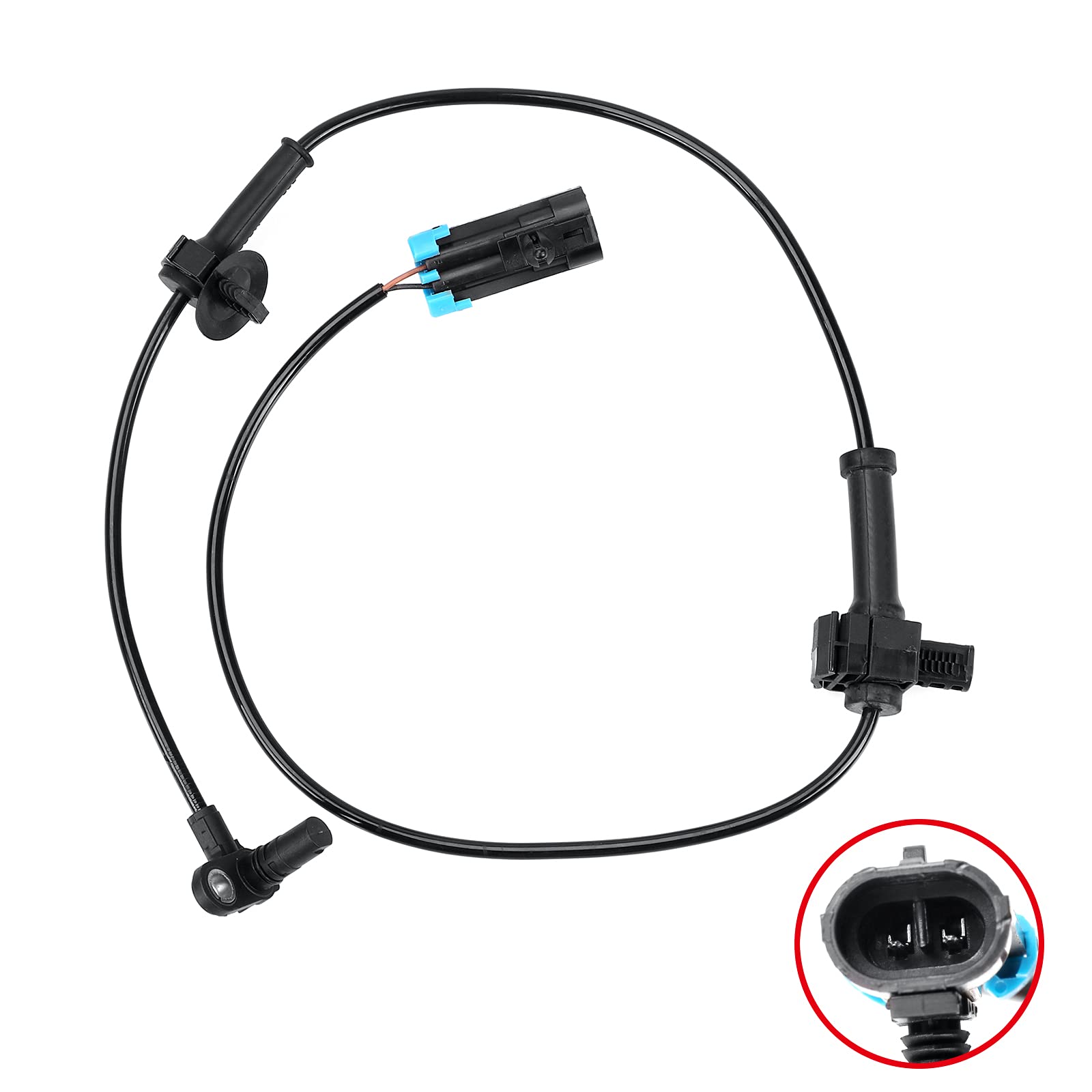 20938122 Abs Wheel Speed Sensor Rear Compatible With Chevy 07-14 Tahoe/Gmc 07-14 Yukon/Cadillac 07-14 Escalade/Chevrolet 07-13 Suburban 1500/07-13 Avalanche 15121067 20763147 Als1464 5S7976 Su9442