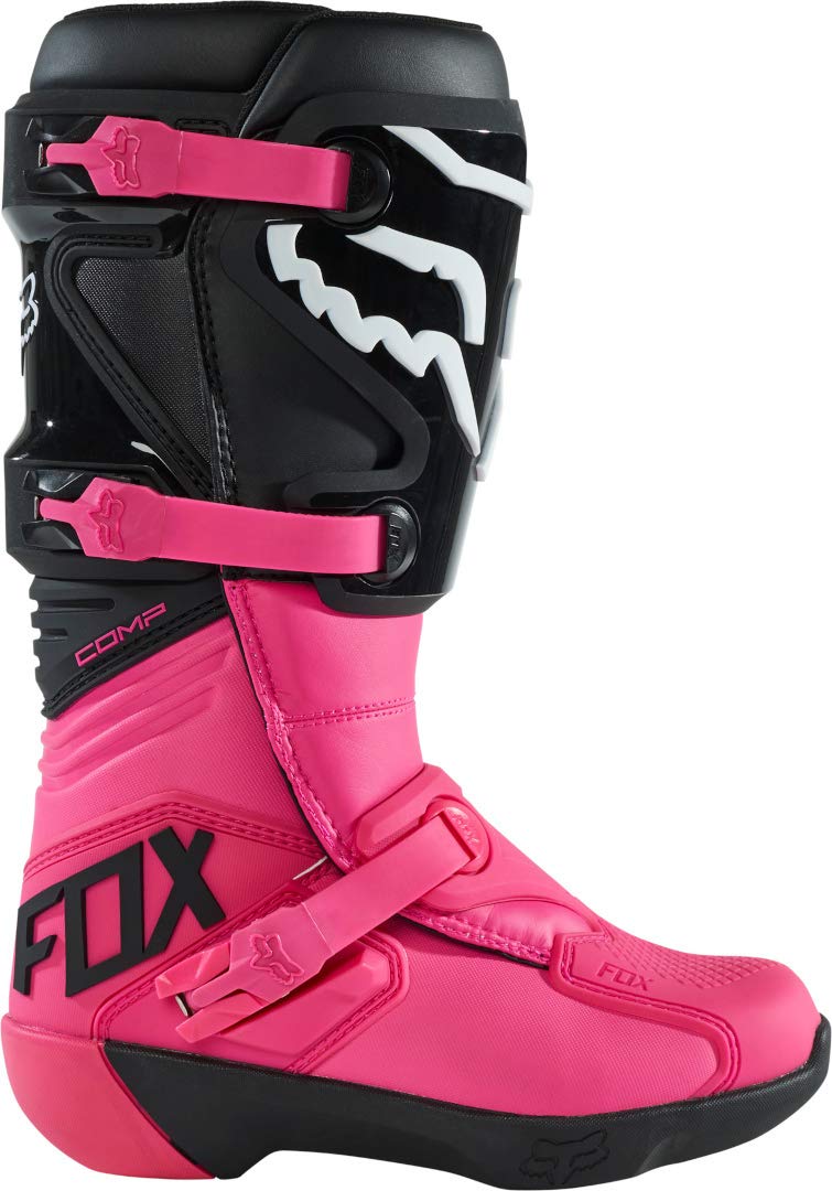 Fox Racing Womens Comp Boot, Black/Pink, 8