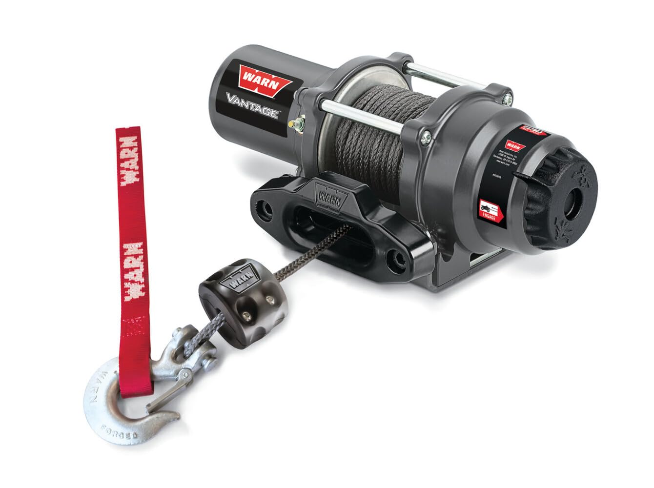 Warn 99944 Rubber Winch Cable/Hook Bump Stop , Black