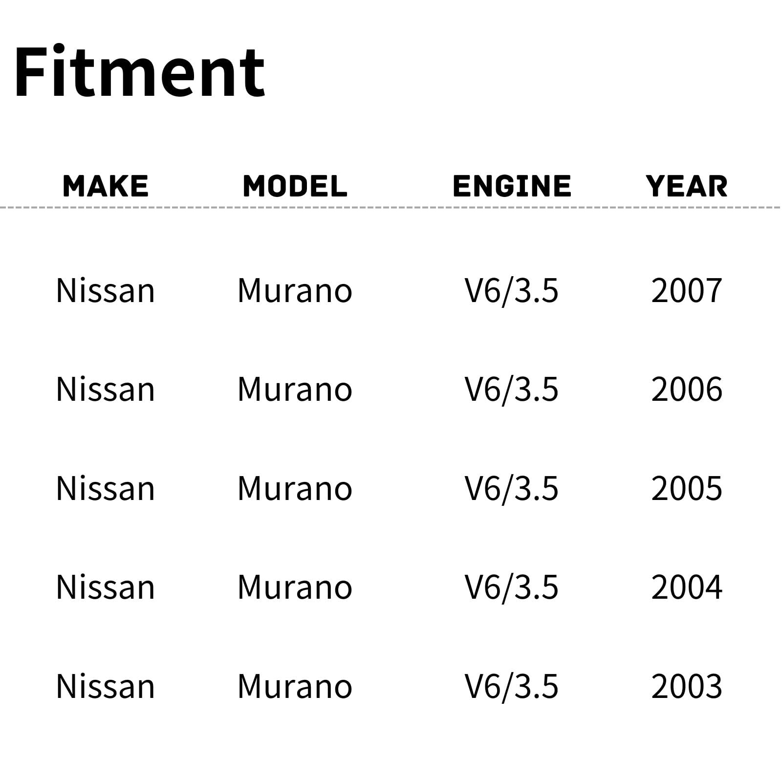 TYG OE Replacement(CAPA Quality) Cooling Fan Extra Silent for 2003-2007 Nissan Murano V6/3.5 | 21481-CA000 | NI3115124 | 620-412