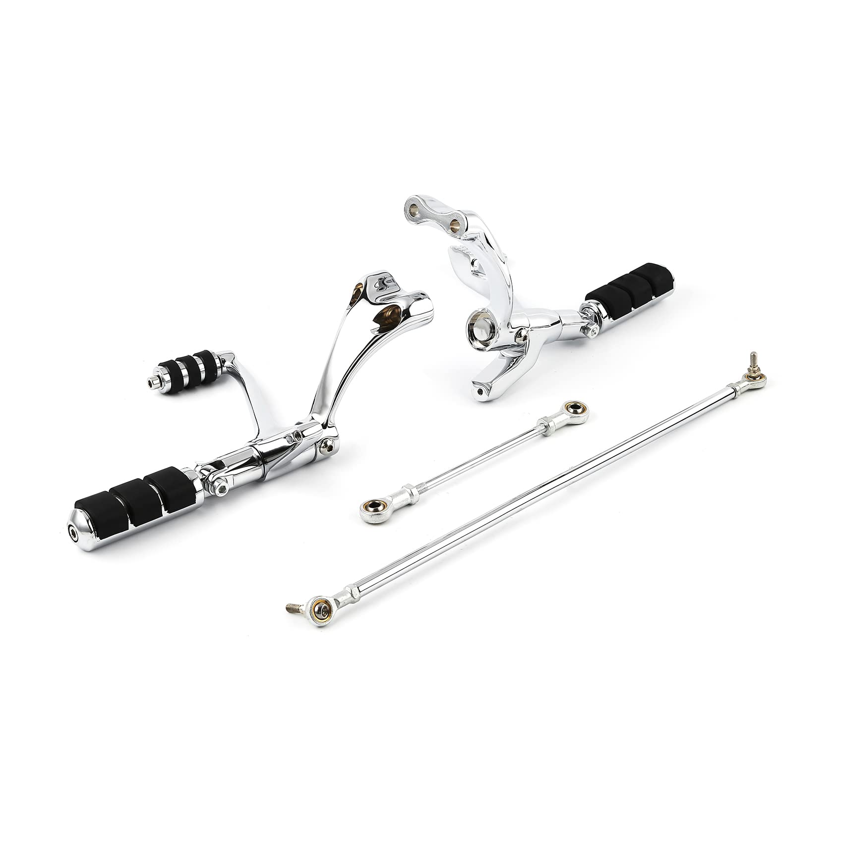 TCT-MOTORPARTS Forward Control Pegs Levers Linkages Fit For Harley Sportster XL1200 2004-2013 XL1200C; 2004-2008
