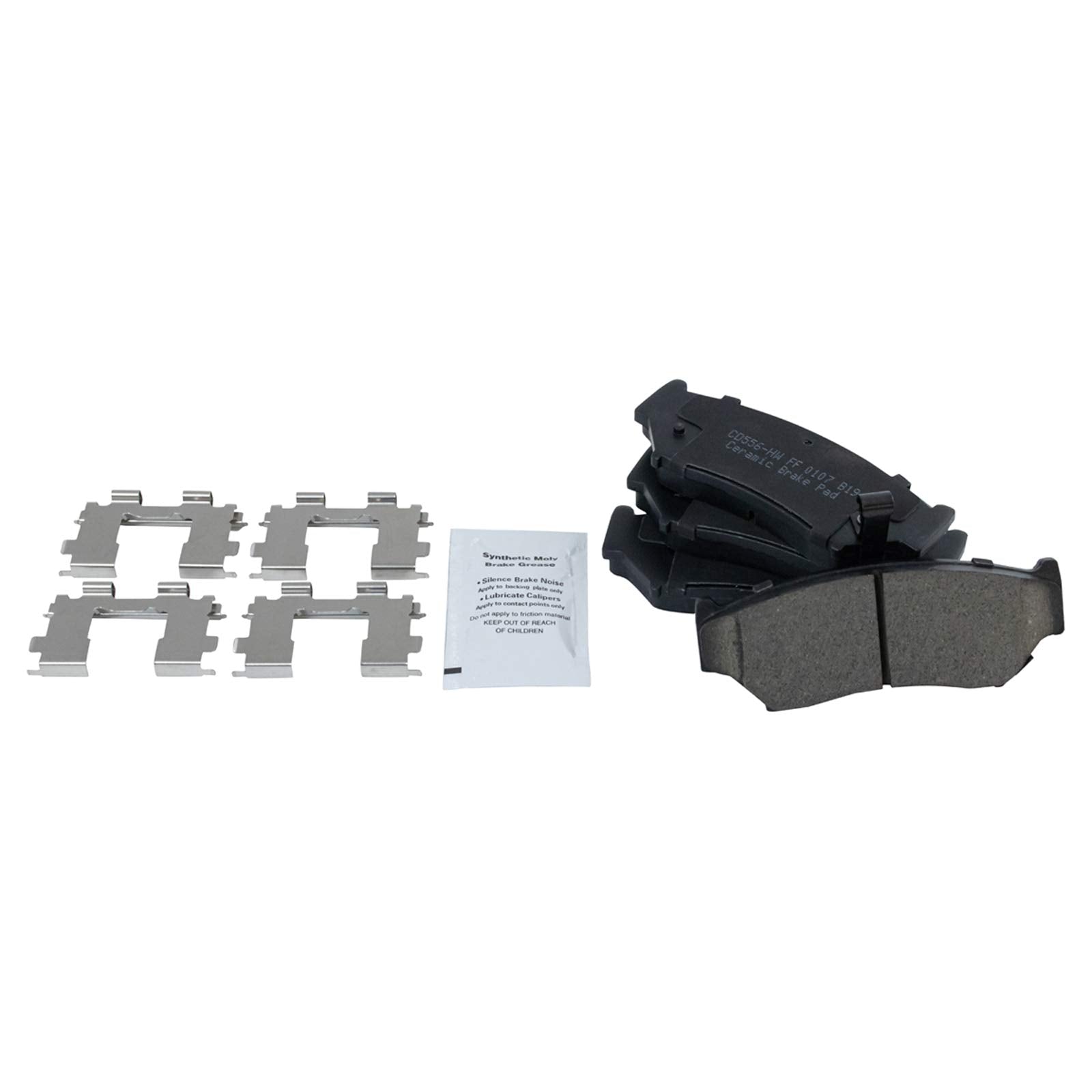 Trq Front Posi Ceramic Disc Brake Pad & Rotor Kit Set For Tracker Vitara