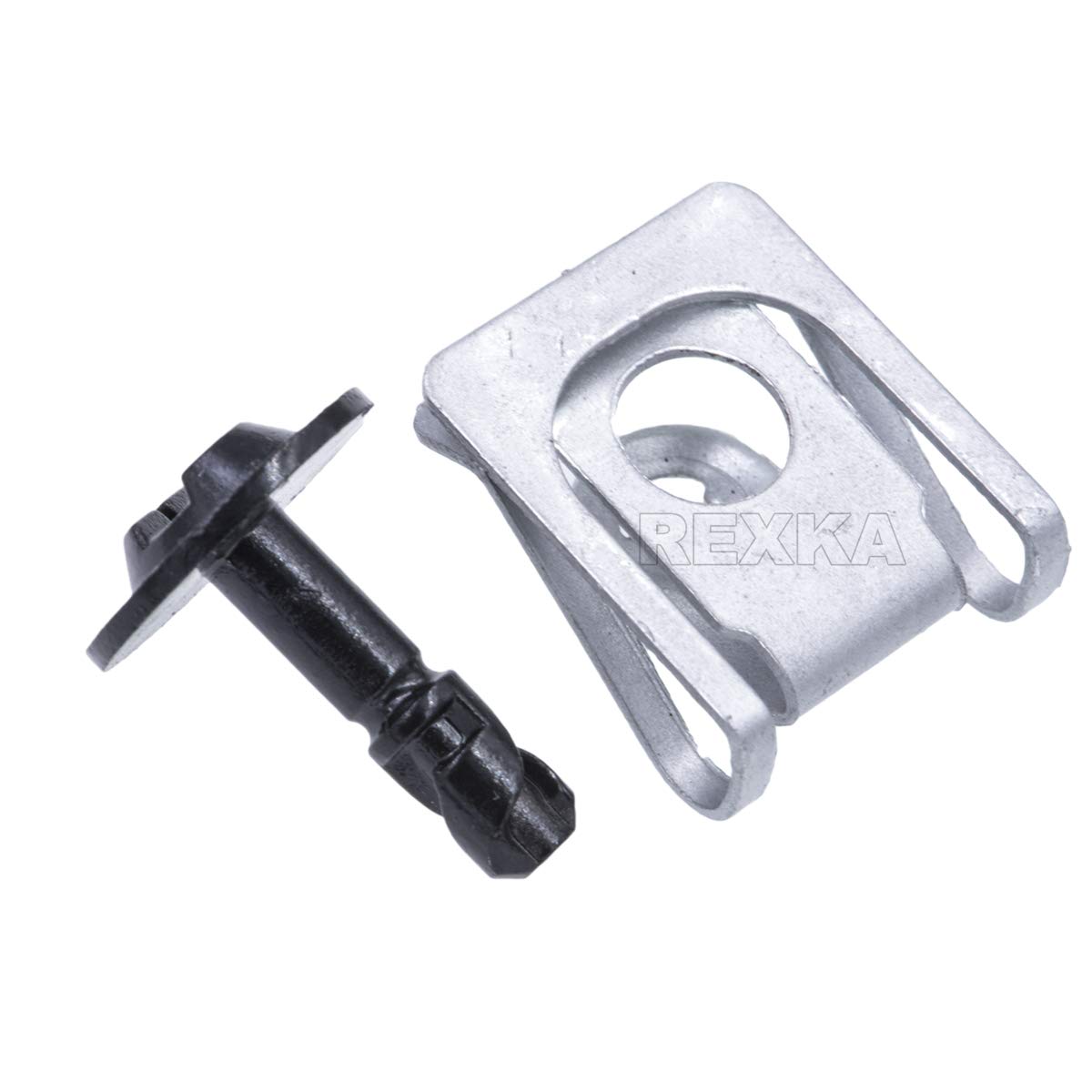 Rexka 10 Sets Engine Splash Guard Belly Pan Fender Liner Screw U Nut For Bmw E46 X5 E70 X6 E71 Mini R50 R53 R56 R55 R57