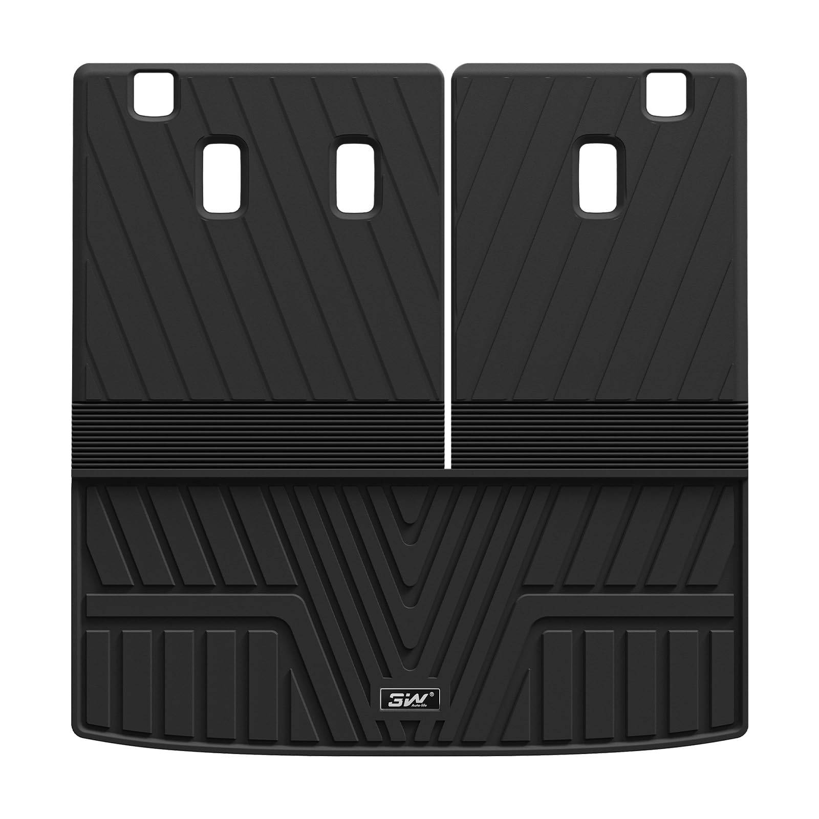 3W Cargo Liner Fit For Honda Pilot 2023-2025 Tpe Custom Fit All Weather Honda Pilot Accessories 2023-2025 Odorless Anti-Slip Mat