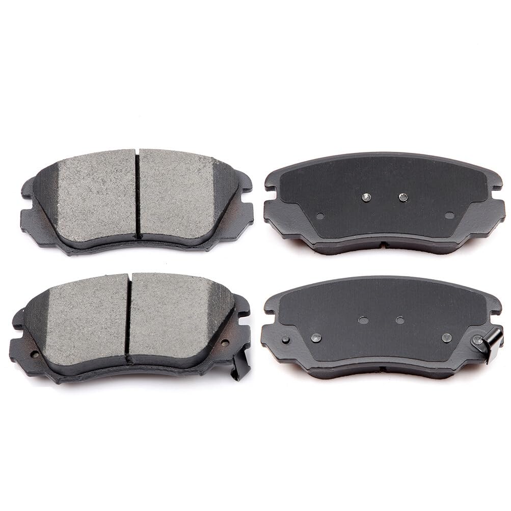 Eccpp D1421-8536 4Pcs Front Ceramic Disc Brake Pad Set Fit For Buick Allure 2010,For Buick Cascada 2016-2019,For Buick Lacrosse