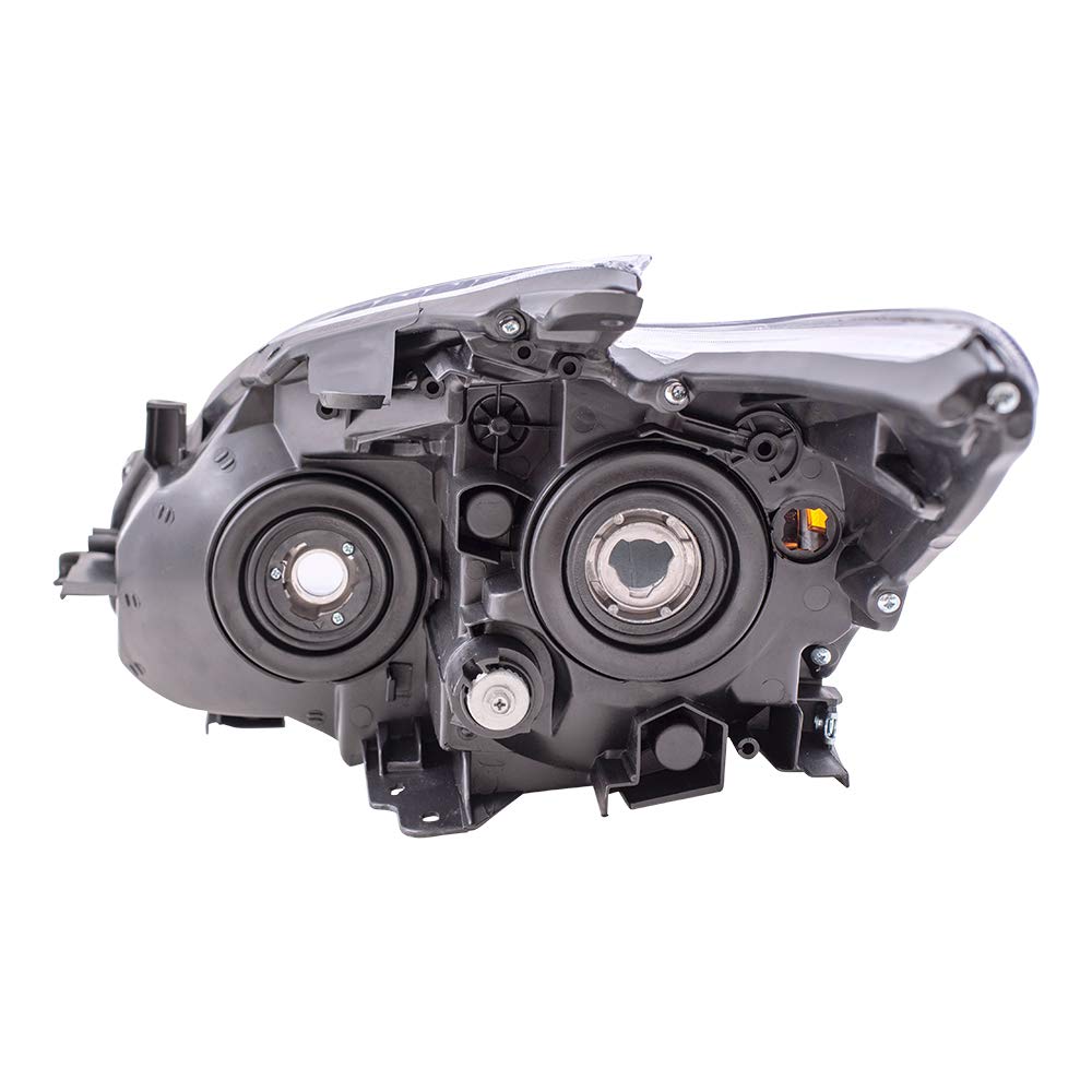 Brock Aftermarket Replacement Driver Left Passenger Right Halogen Combination Headlight Assembly Set Compatible With 2012-2015 T