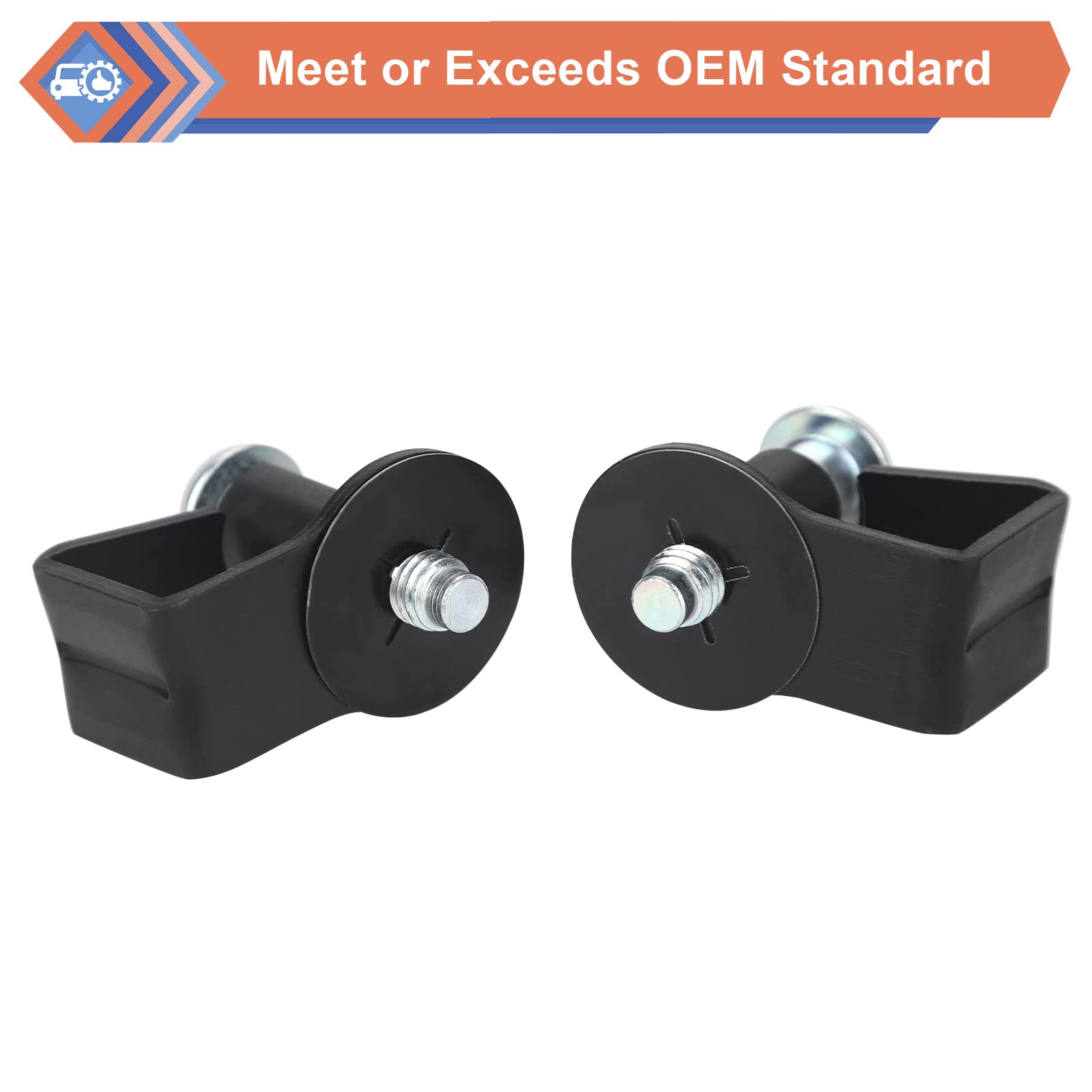 Zonfant 2 Pcs Door Striker Bolts Set, Door Latch Lock Striker Bolts Including Bushing Compatible With Ford Lincoln Mercury Vehic