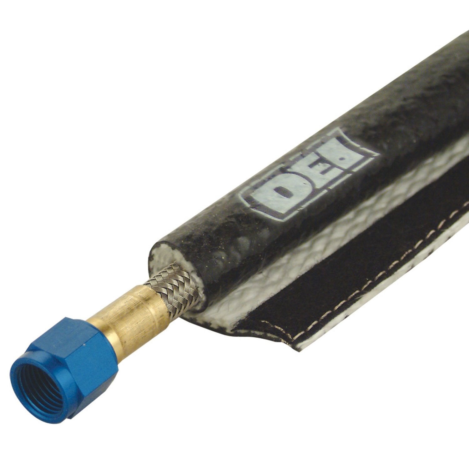 Design Engineering 010479 Fire Wrap 3000 1.5&quot; x 24&quot; Heat Protection Sleeve for Wires, Hoses, etc. (with Hook and Loop Closure)