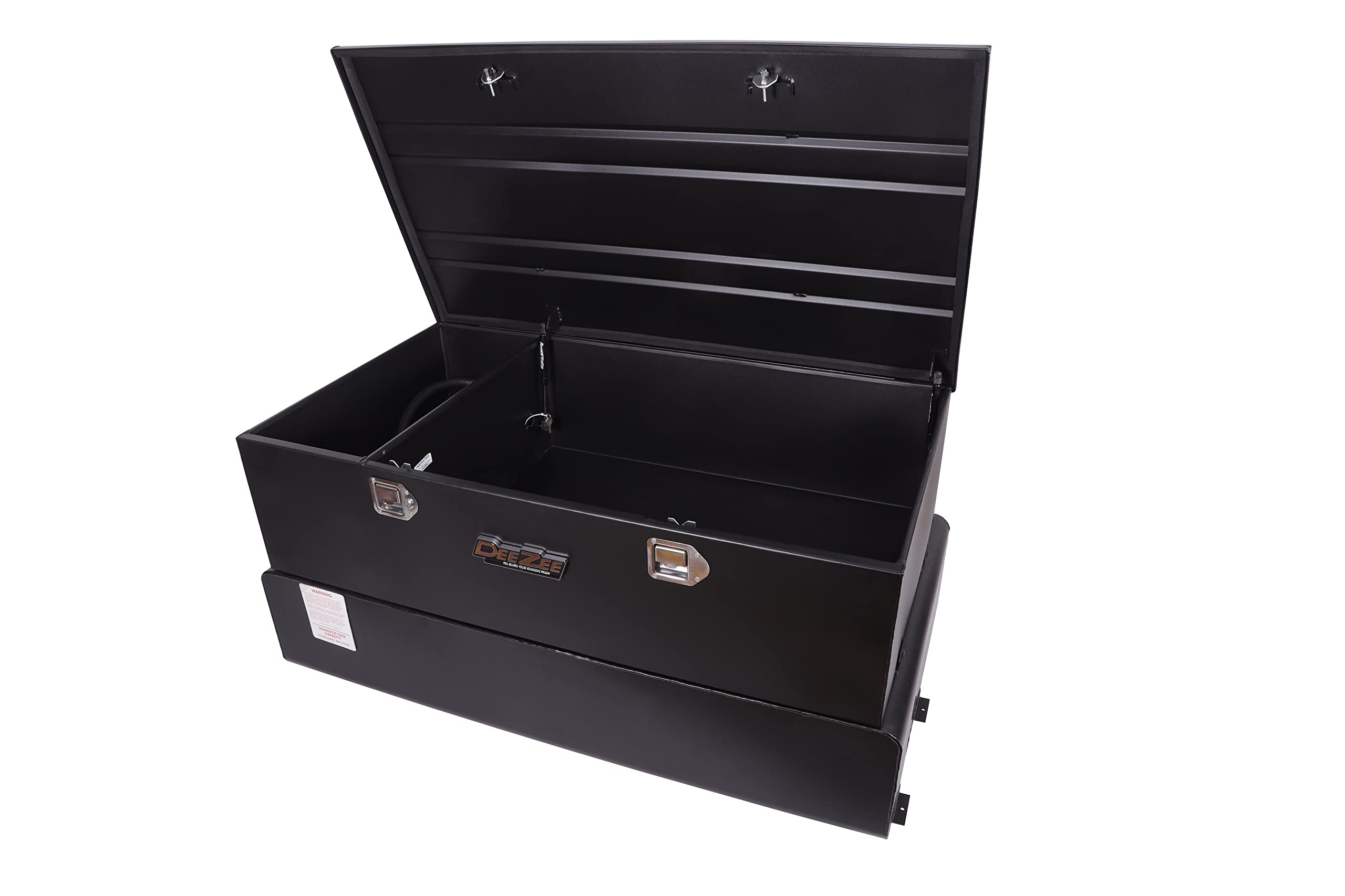 Dee Zee Dz92847Sb 62 Gallon Black Steel Combo Transfer Tank With Pump