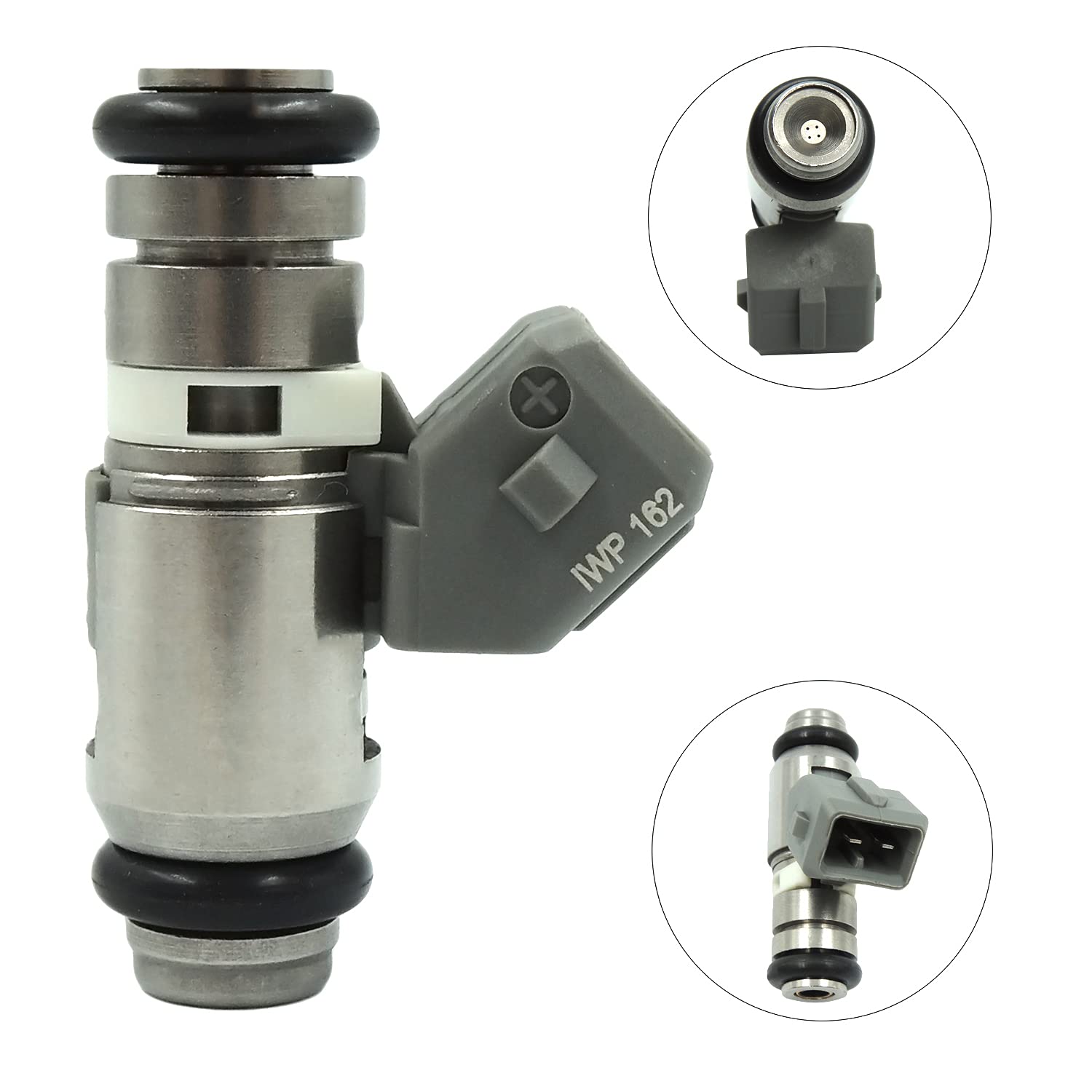 Hisport Racing Fuel Injector Iwp162- Compatible With Harley Davidson Replaces 27609-01B, 27609-01, 1022-0113 (Pack Of 2)