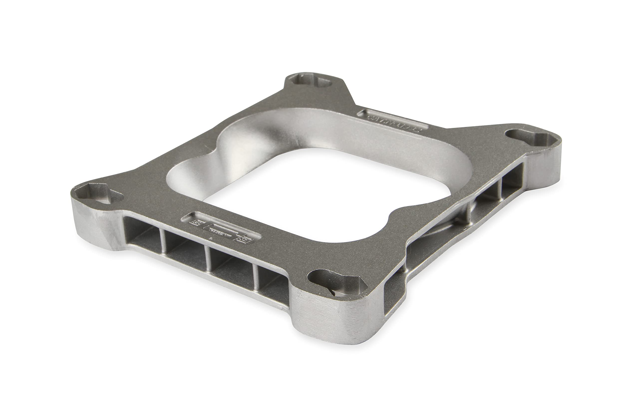 Mr. Gasket Carburetor Adapter Kit 4Bbl To 4Bbl, Silver