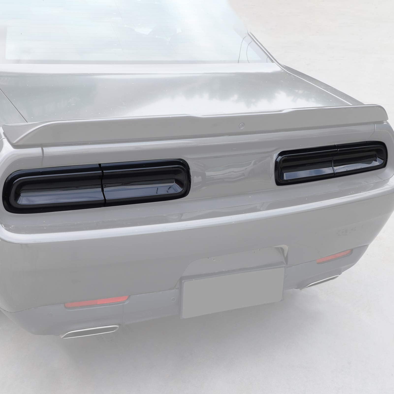 Jecar Smoked Tail Light Covers Rear Light Guards Exterior Accessories Compatible With Dodge Challenger 2015-2023
