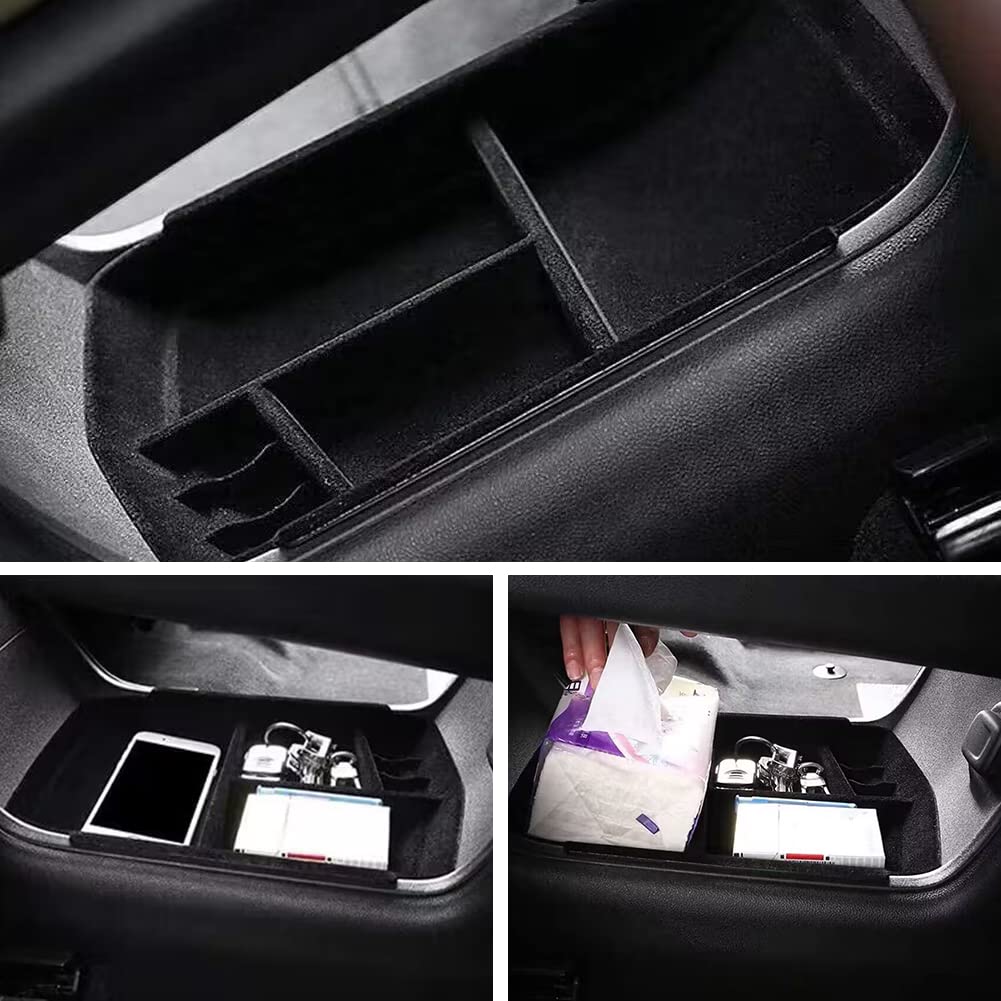 For Xt5 Accessories Center Console Organizer Center Console Bottom Storage Tray Compatible For Cadillac Xt5 2023 2022 2021 2020