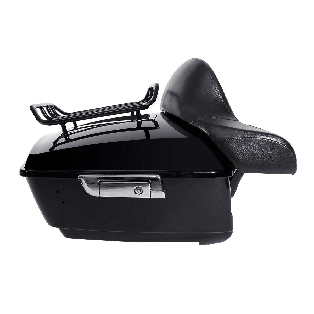 Slmoto King Tour Pack Trunk W/Premium Tour Pack Luggage Rack Trunk Wrap Backrest Fit For Harley Cvo Road King Road Glide Street Glide Street Electra Glide Fltrx Special Fltrxs 2014-2023