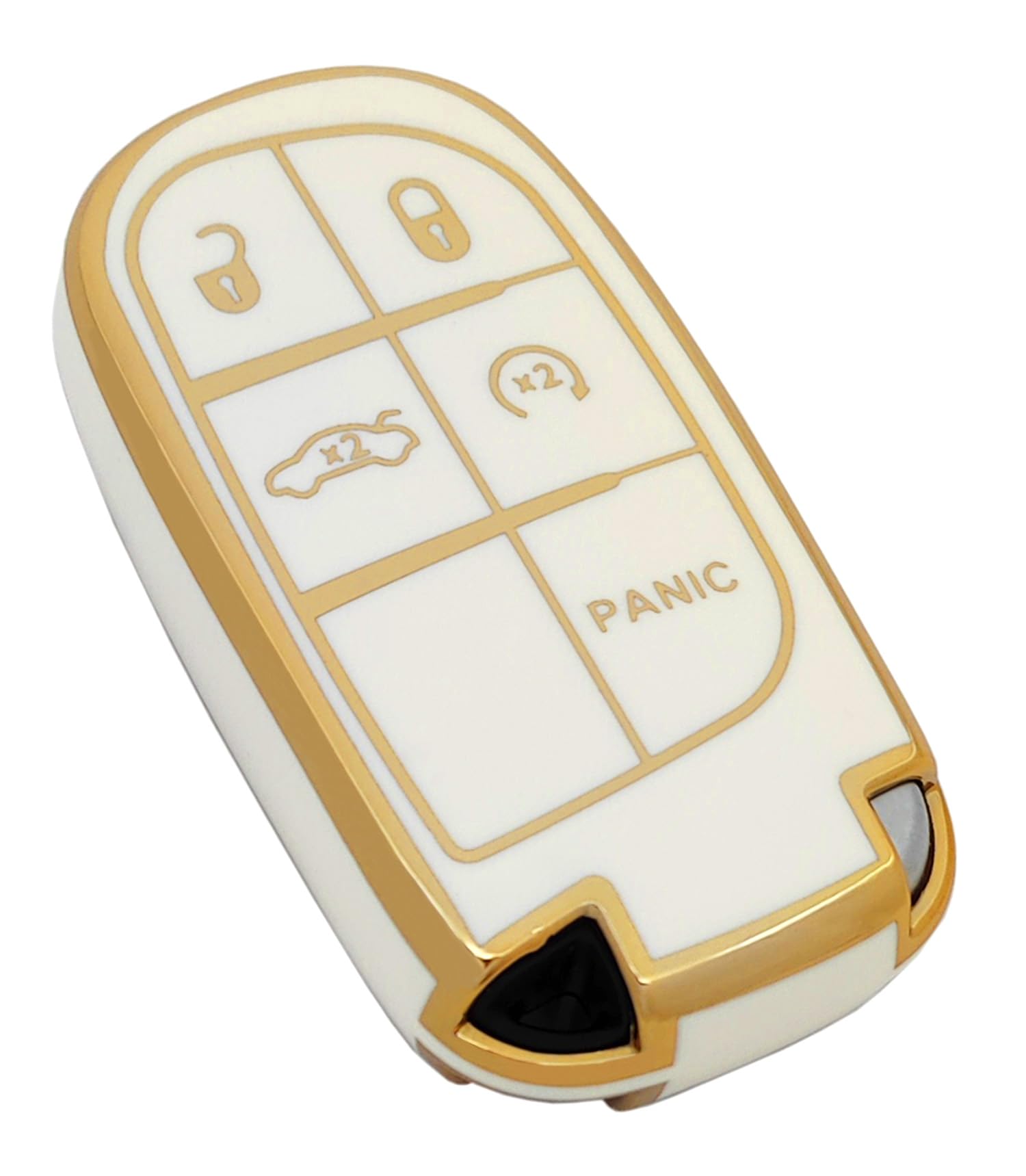 Arruweer Key Fob Cover For Dodge Jeep Soft Tpu Key Fob Case Holder Protector Compatiable With Dodge Challenger, Durango, Charger