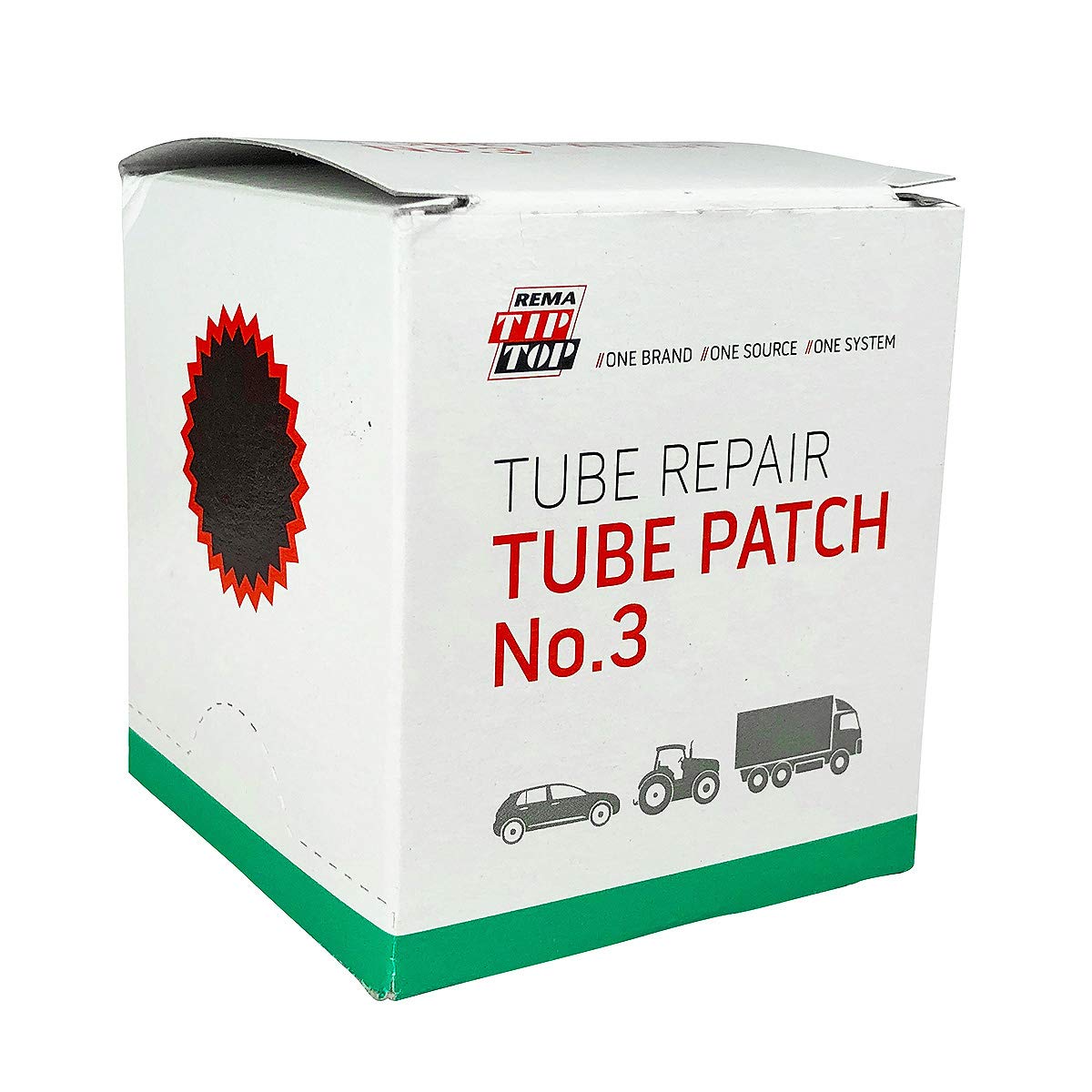 Rema Tip Top 10 3 Round Patch - Flat Tire Tube Puncture Repair Kit Refill