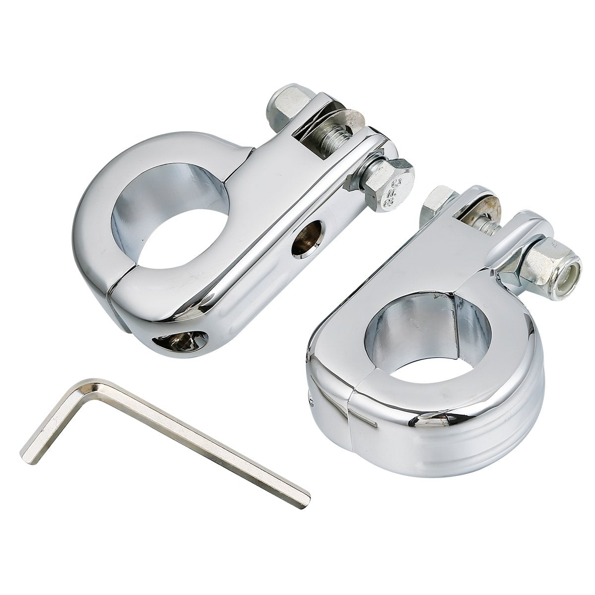 Xfmt 1.25 Highway Foot Peg Mounting Kit Compatible With Harley Touring Road King Engine Bars