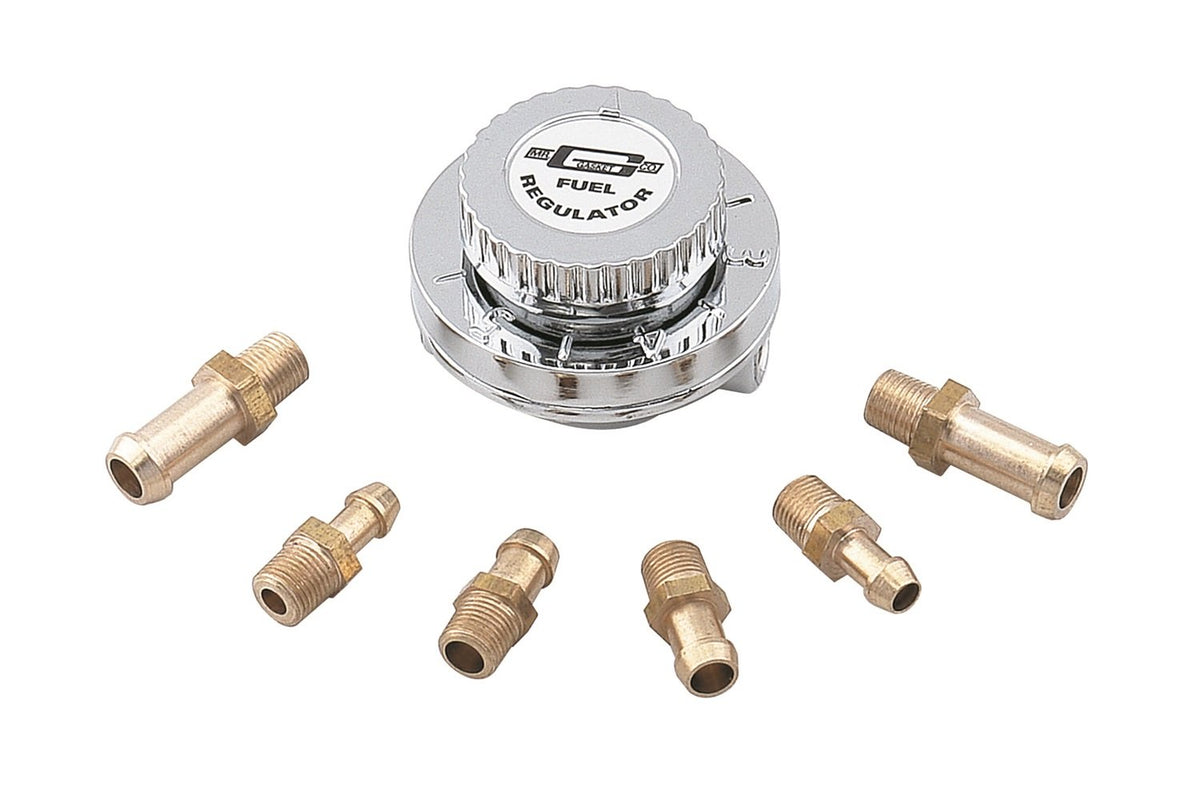 Mr. Gasket - 9710 Fuel Press Regultr W/Hdwr, Chrome