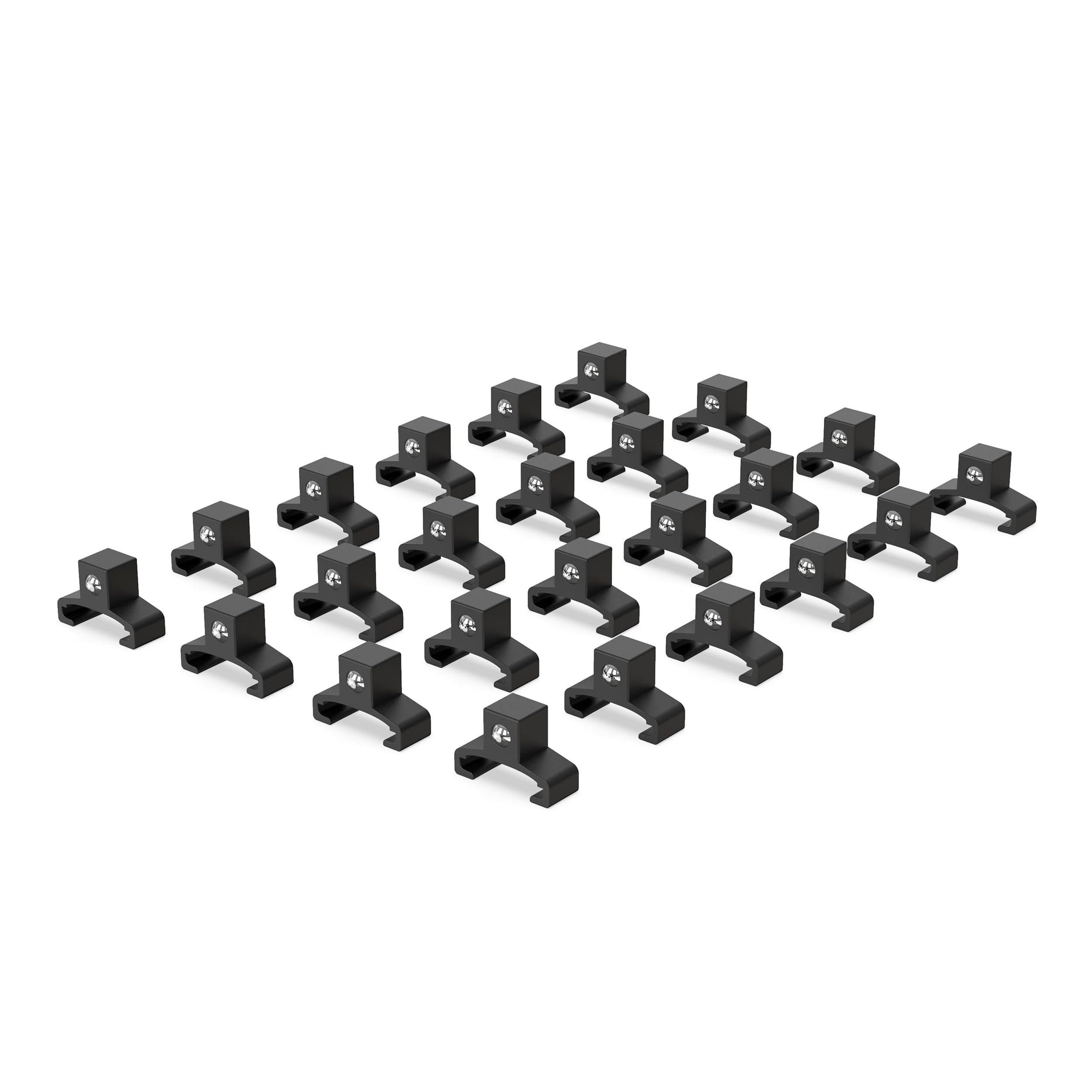 Olsa Tools Black Spring Loaded Ball Bearing Socket Clips for Use with Olsa Socket Holders | 24-Pack (3/8-inch)