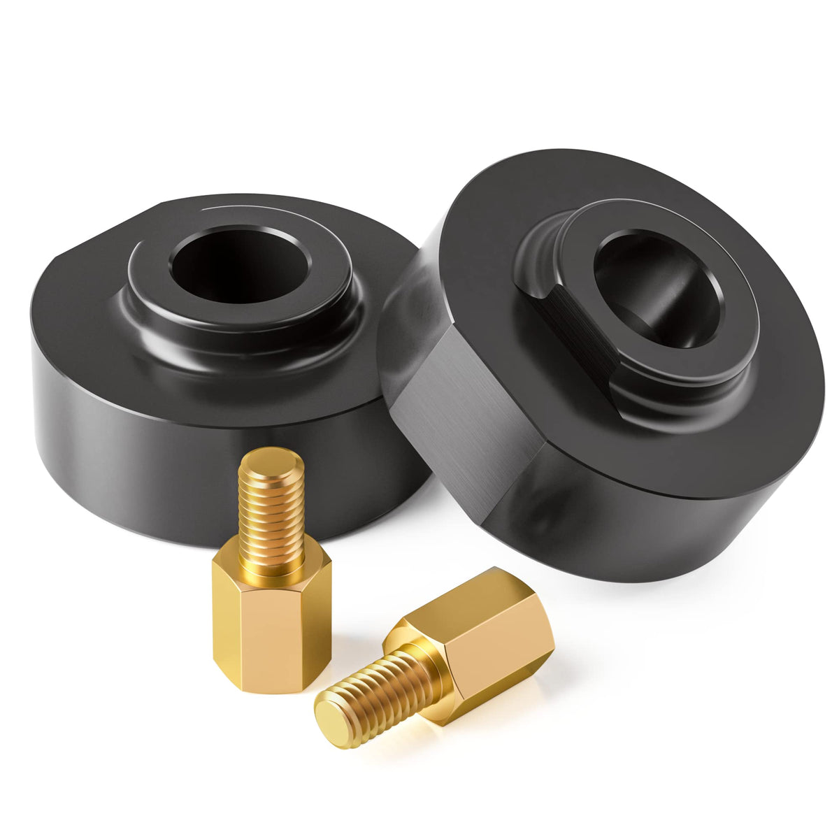 Ksp 2' Lift Kits For F250 F350 1999-2024, 2Inch Front Lift Spacer With 3/4”Stud Extenders Compatible With Ford F-250 F-350 Super Duty/2000-2005 Excursion, Front Leveling Kits Only Work On 2Wd Truck