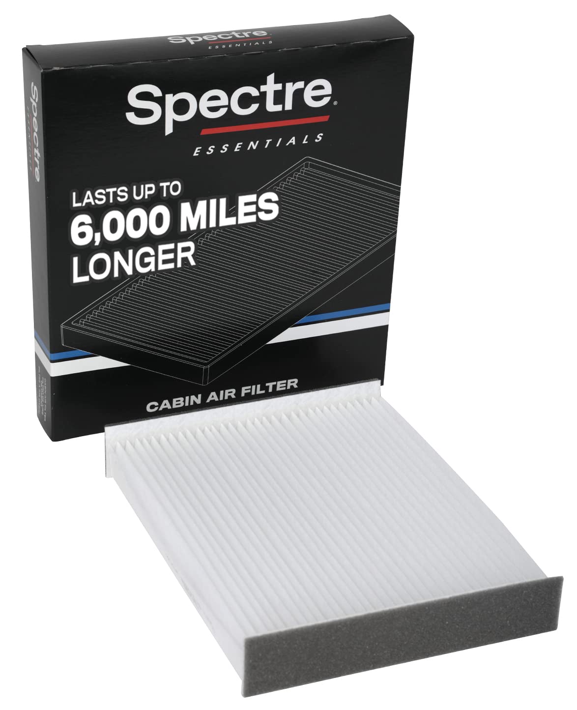 Spectre Essentials Cabin Air Filter By K&N: Premium, 50-Percent Longer Life: Fits Select 2015-2020 Ford/Lincoln (F150, Expeditio