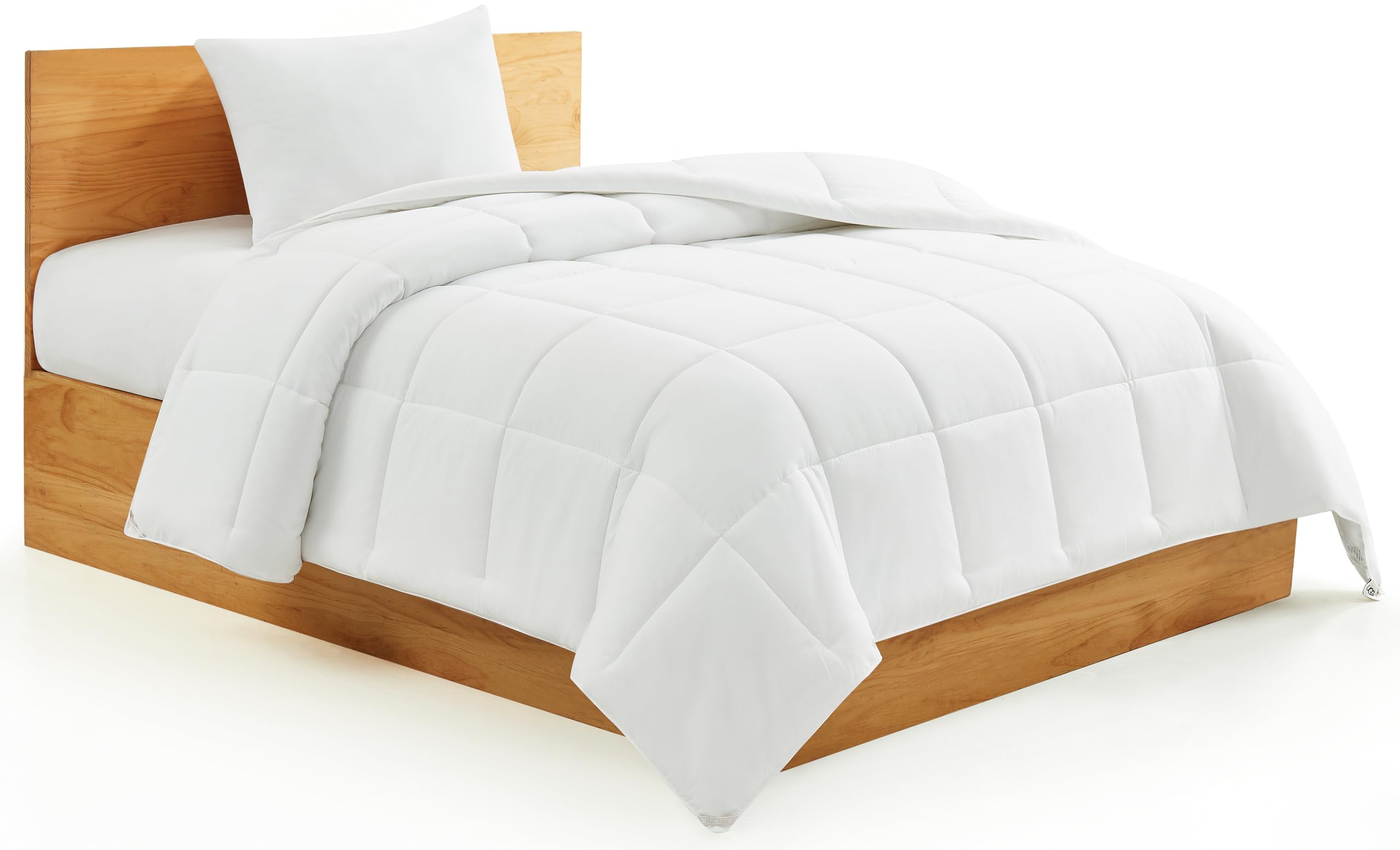 Ugg 23741 Danielle Twin Basic Comforter Luxurious Comfy Reversible Durable Wrinkle Resistant Fluffy Soft Premium Polyester Fill 