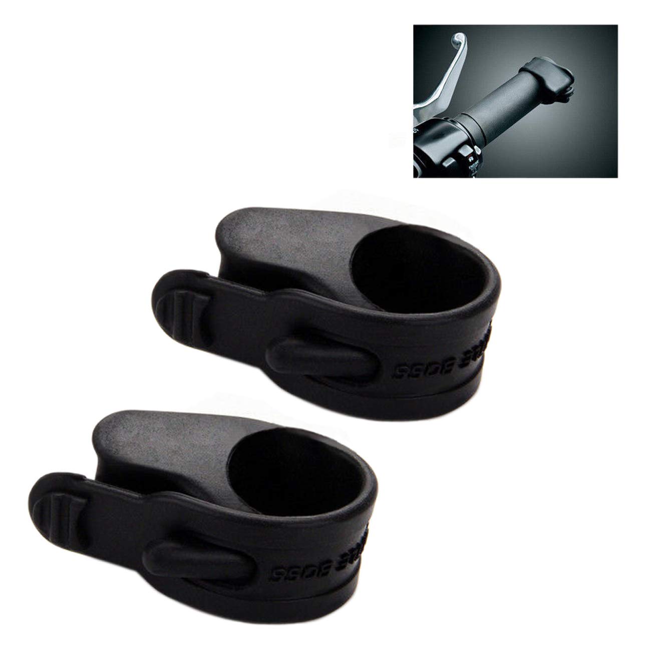 Carviya Abs Motorcycle Electrombile Throttle Assist Cruise Control Grip Handlebar Rocker Rest Accelerator Assistant (2 Pack)