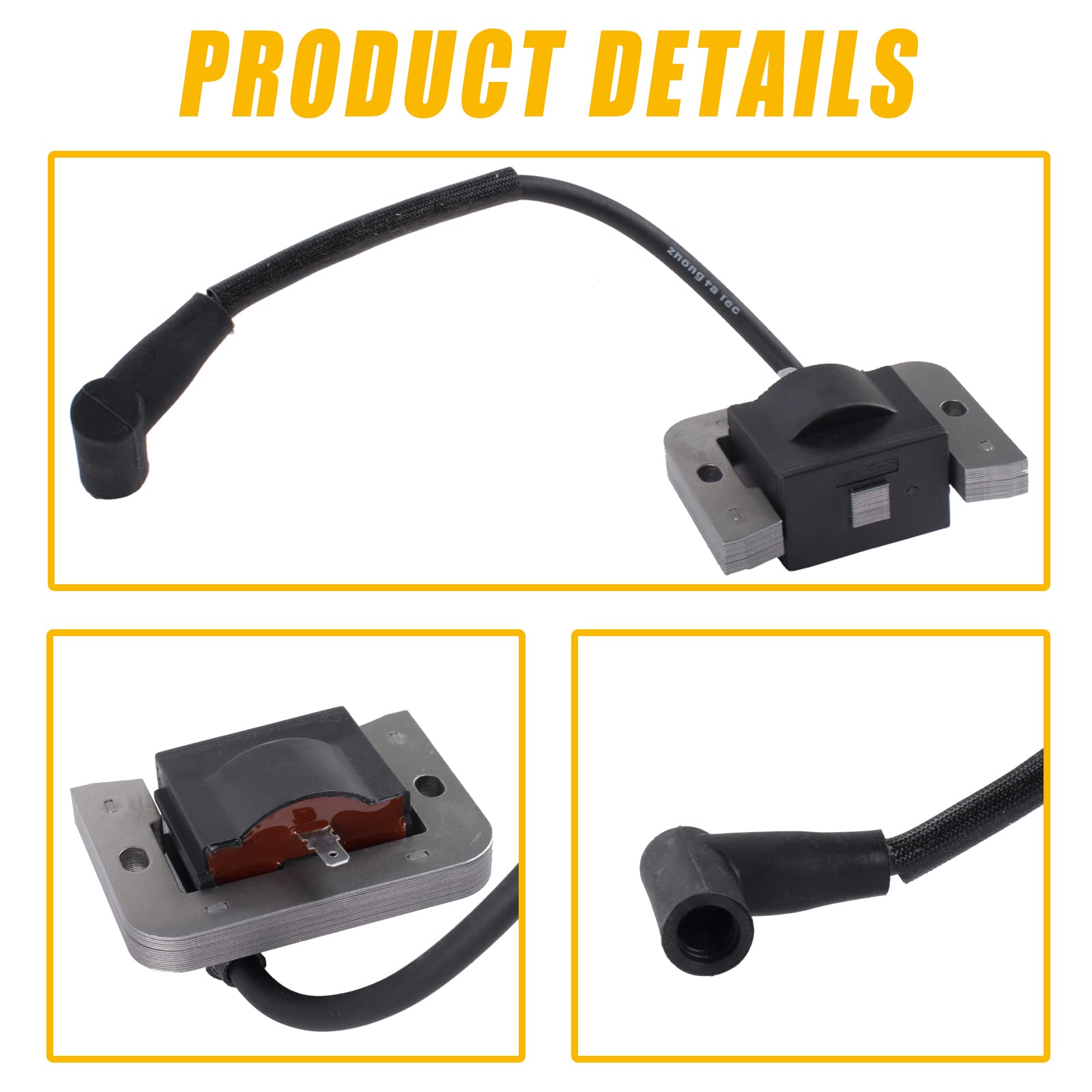2Pcs Ignition Coil 24-584-01S Compatible with Kohler CH18 CH20 CH22 CH23 CH620 CH621 CV17 CV18 CV20 CV22 CV23 CV624 SV710 SV720