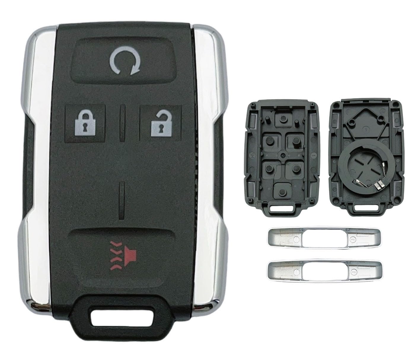 Replacement Key Fob Shell Case Fits for Chevy Silverado Colorado GMC Canyon Sierra 2014 2015 2016 2017 2018 2019 2020 2021 Keyle