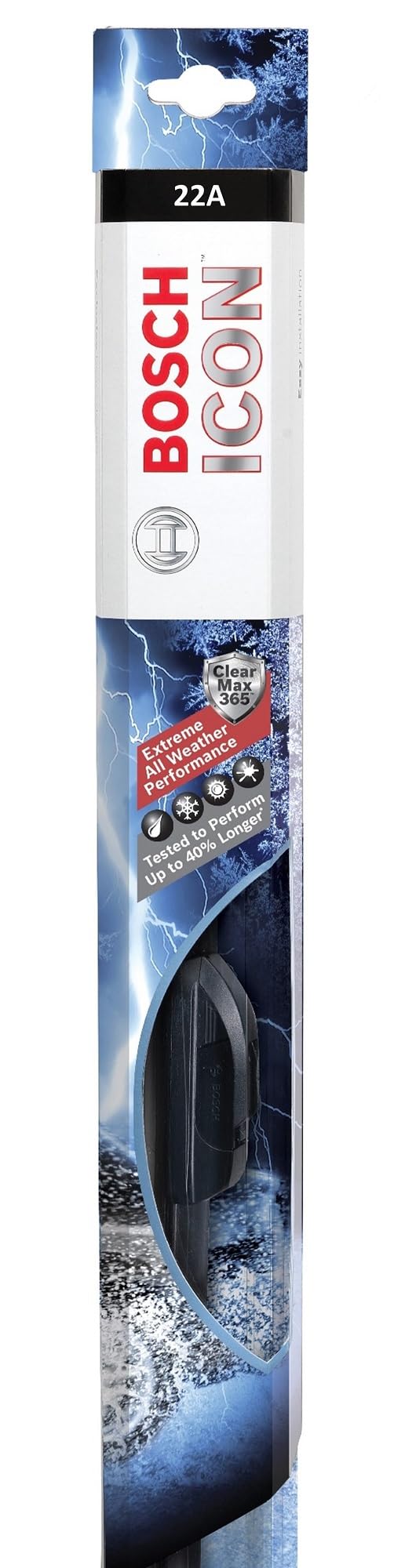 Bosch 22A Icon Premium Beam Wiper Blade; 22' - Single