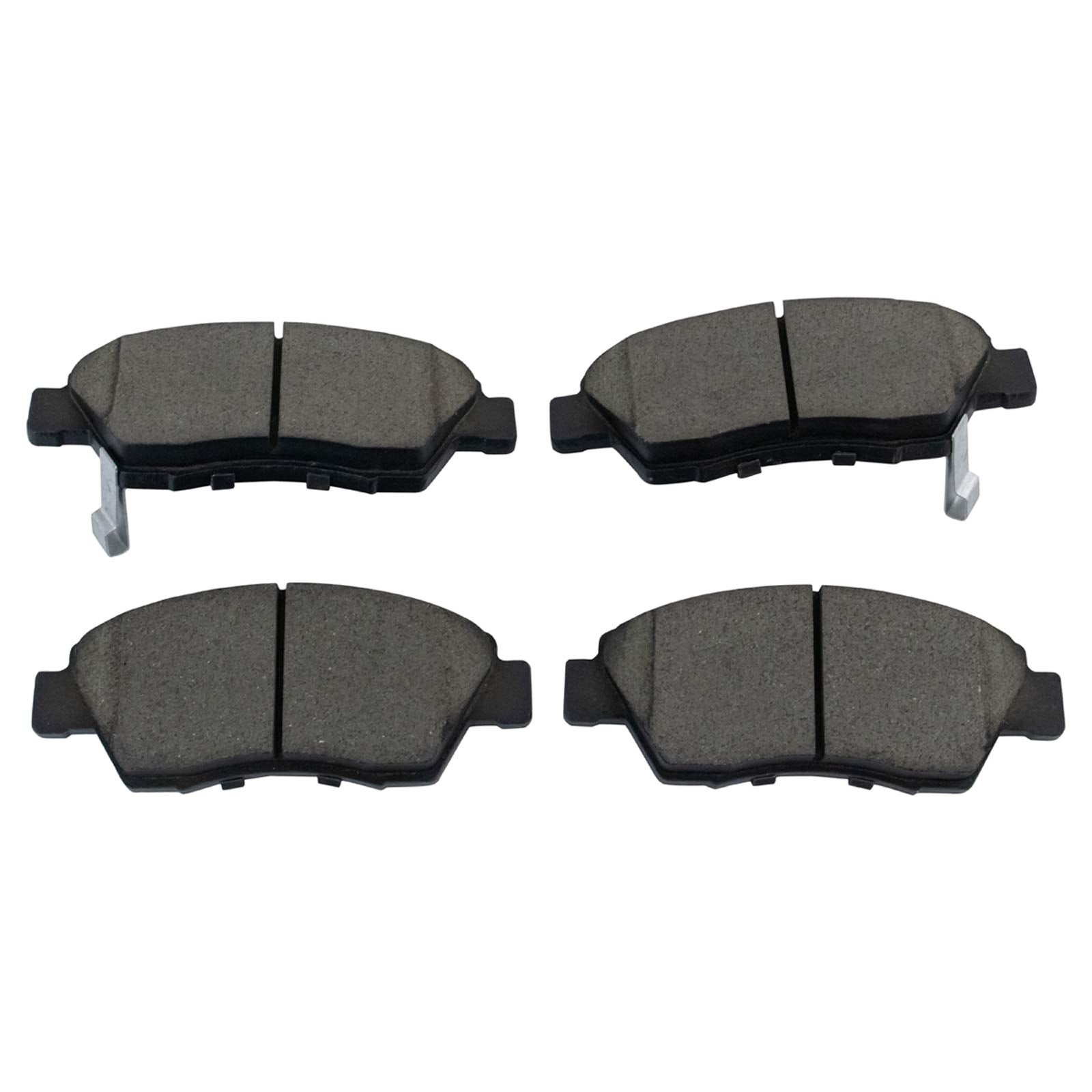 TRQ Front Brake Pads Ceramic Compatible with 2013-2014 Acura ILX 2002-2006 RSX 2003-2011 Honda Civic 1994-1997 Civic del Sol 201