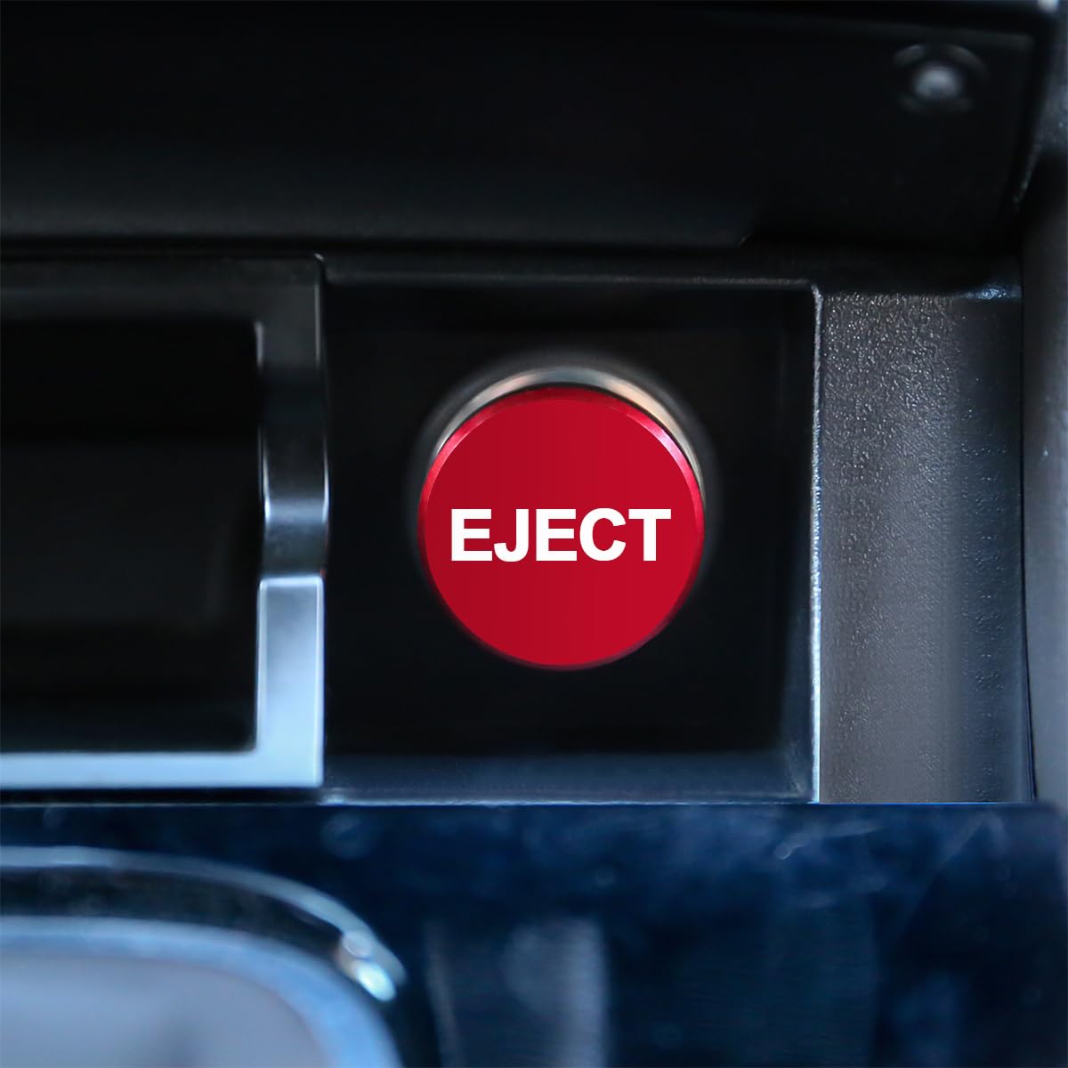 Osilly Dustproof Plug for Car Cigarette Lighter, Aluminum Button Decorations Plug Cover, Car Interior Accessories Fit Most Autom