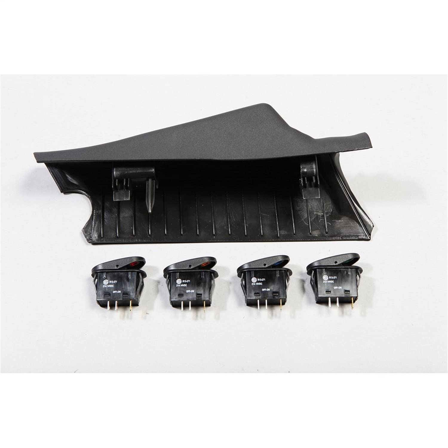 Rugged Ridge | Switch Pod Kit, A-Pillar, 4 Switches, Black, Lhd | 17235.96 | Fits 2011-2018 Jeep Wrangler Jk